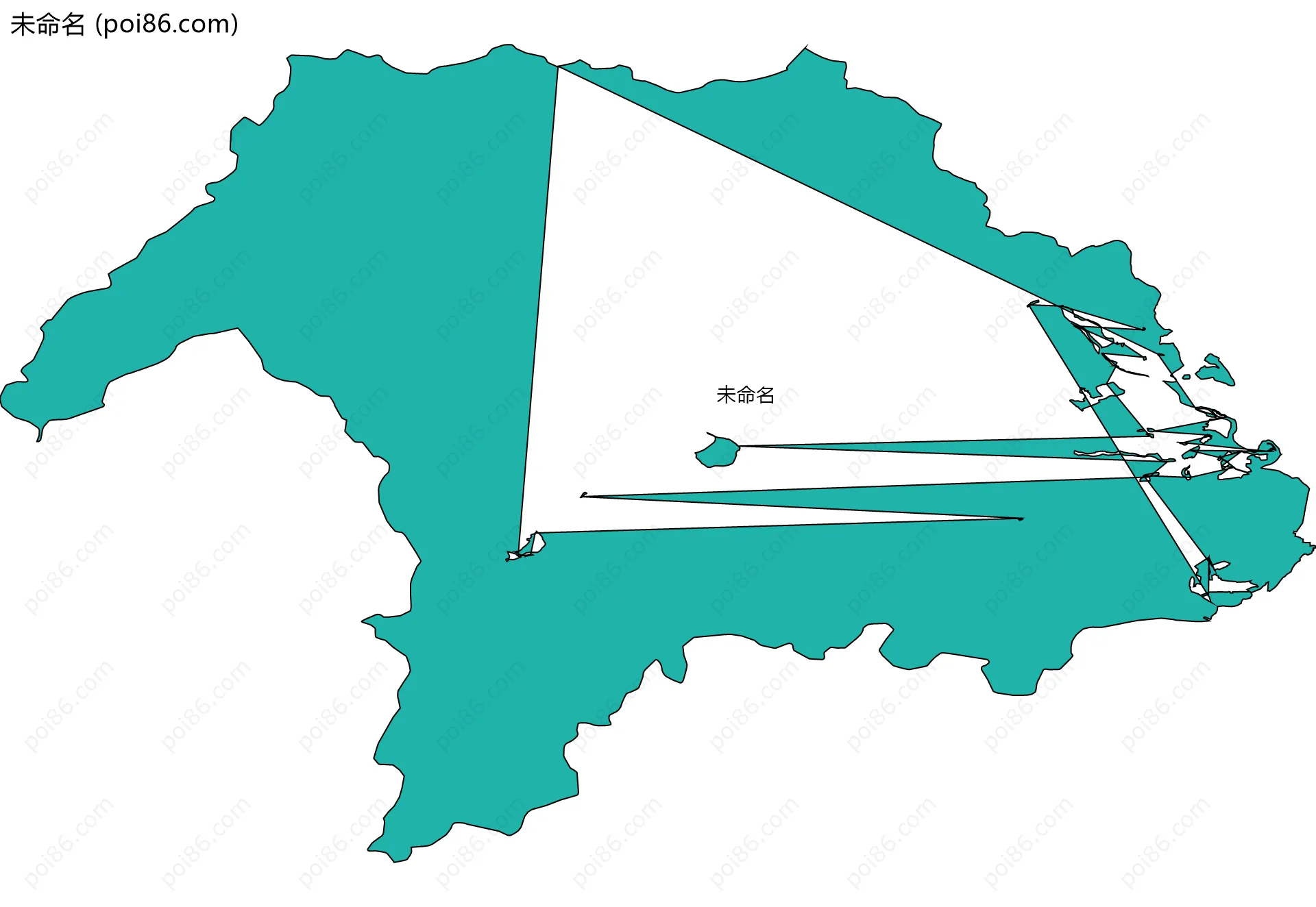 未命名边界地图