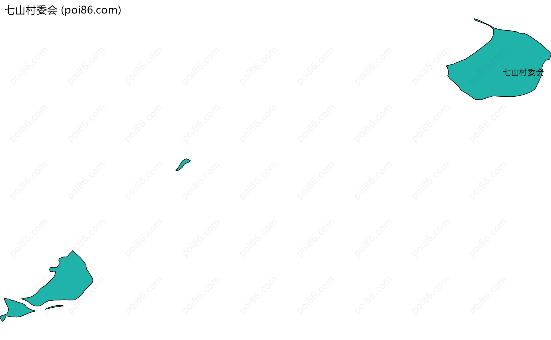 七山村委会边界地图
