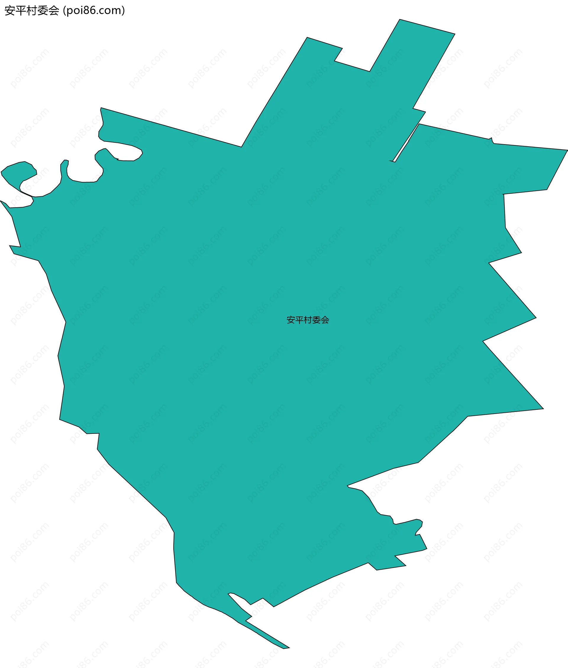 安平村委会边界地图