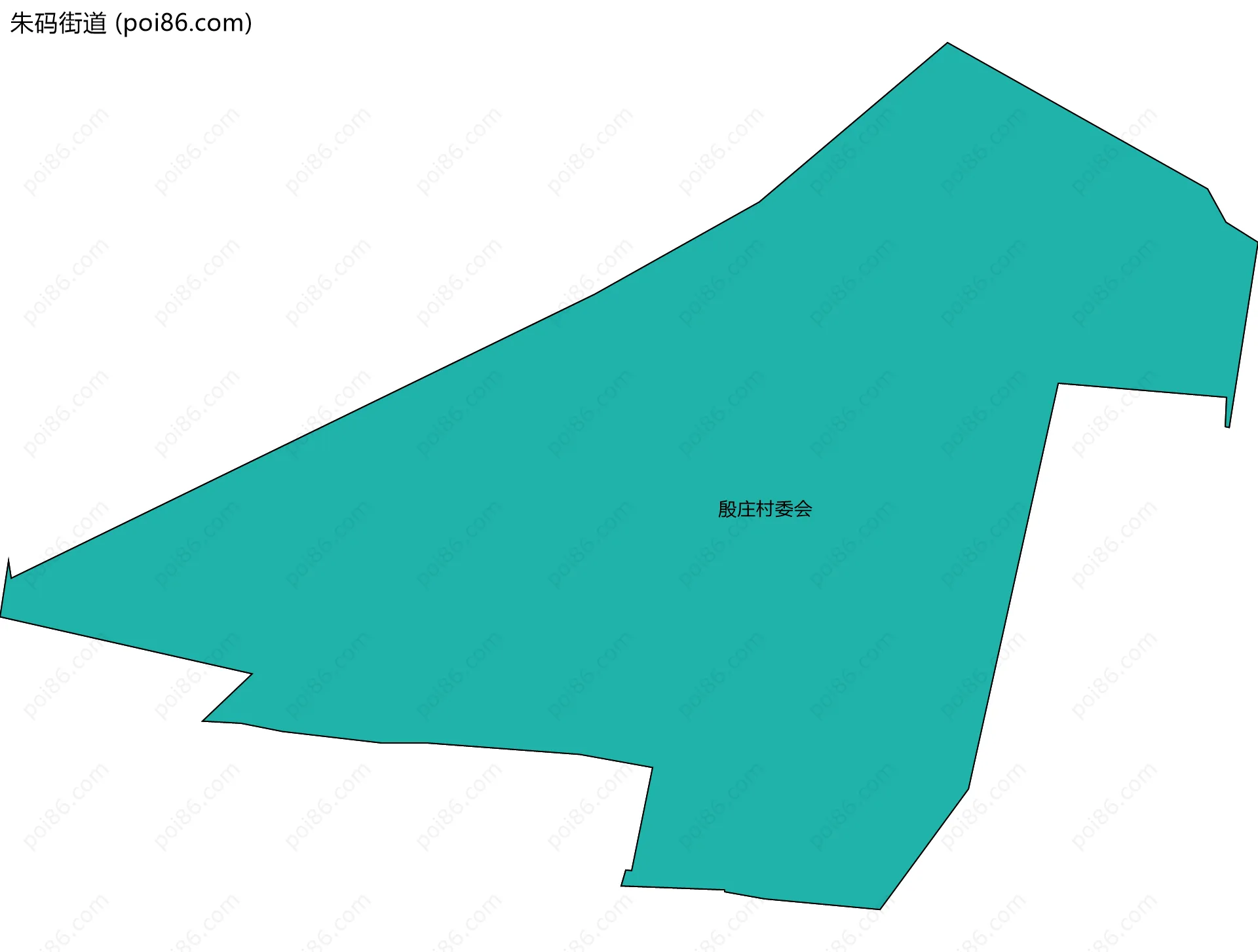 朱码街道边界地图(五级行政区划)