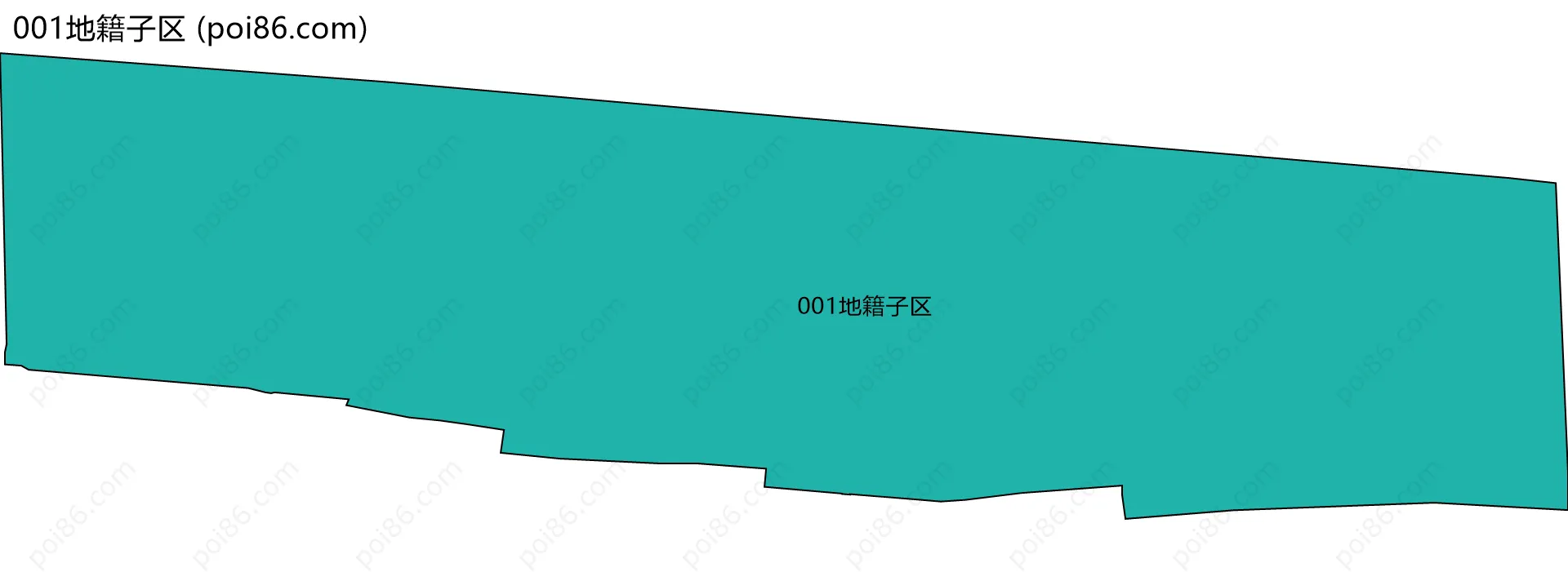 001地籍子区边界地图