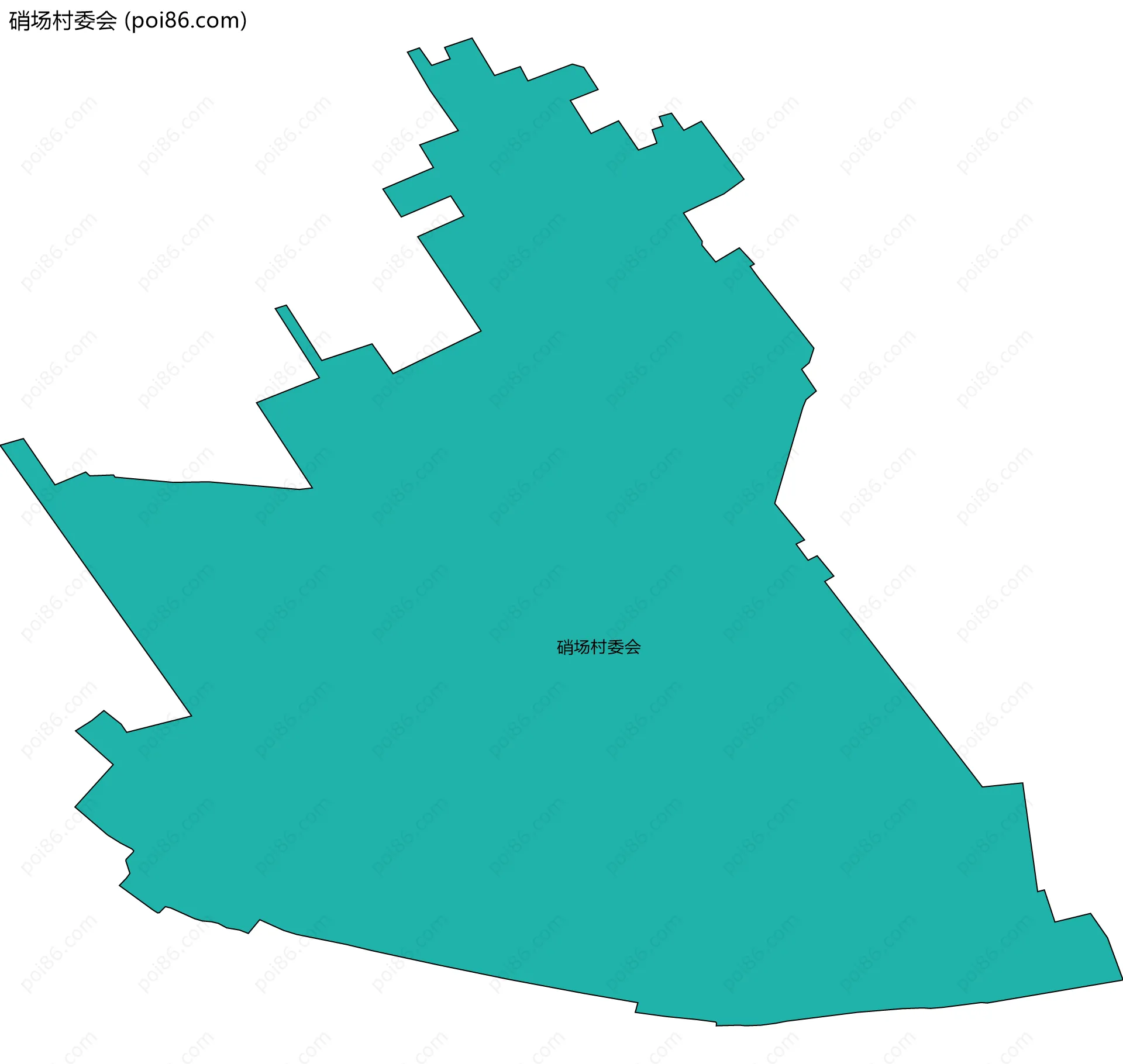 硝场村委会边界地图