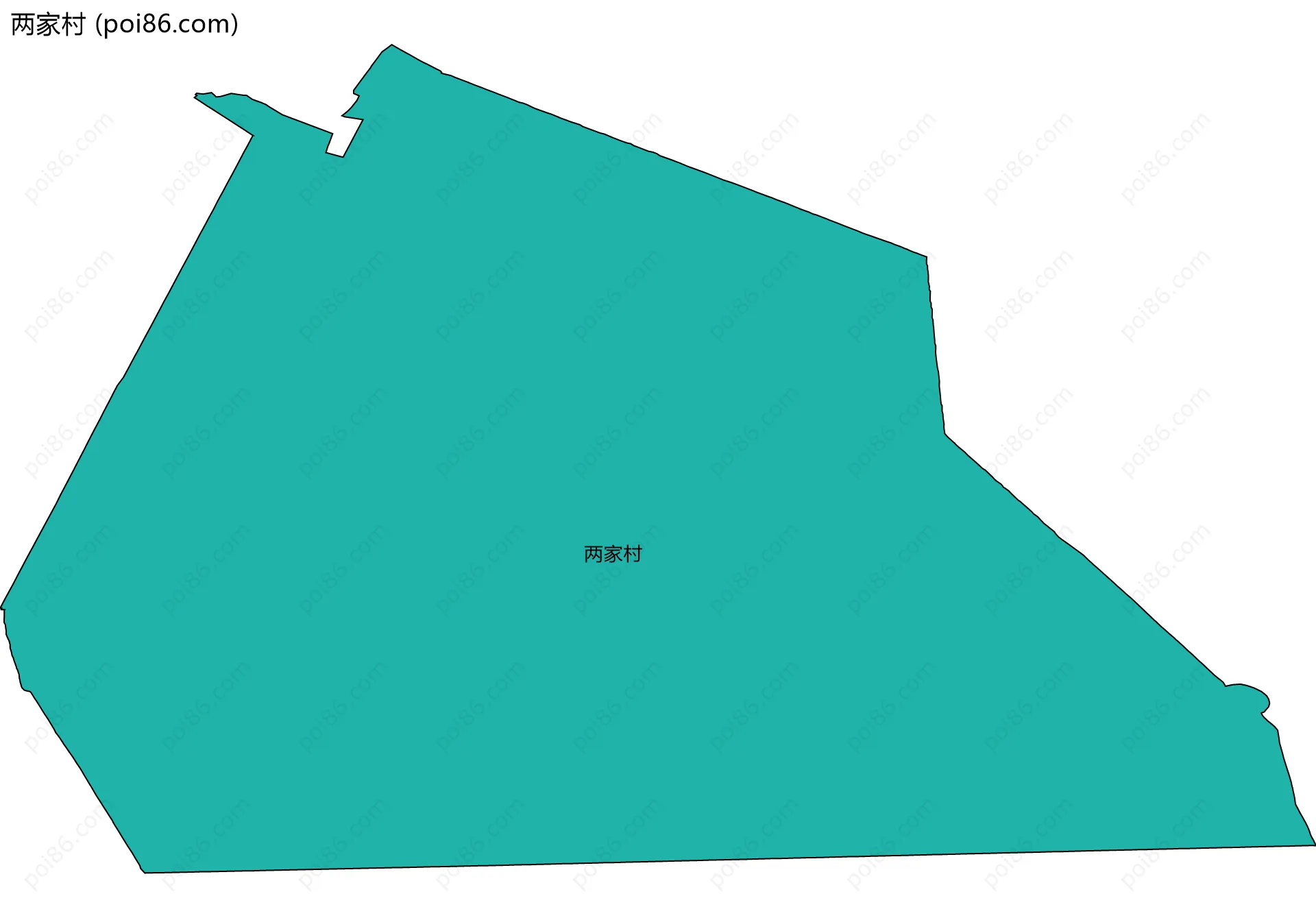两家村边界地图