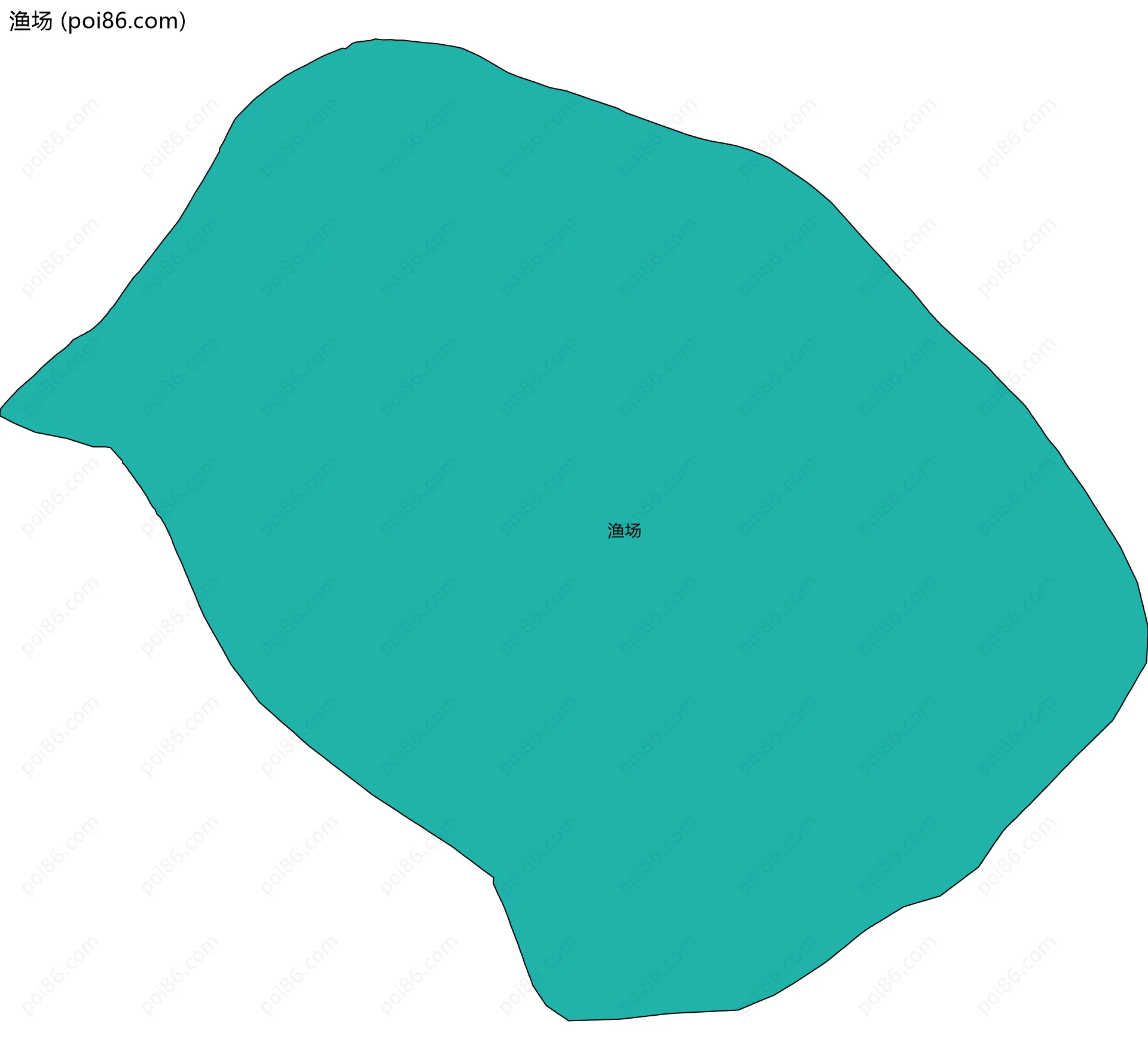 渔场边界地图