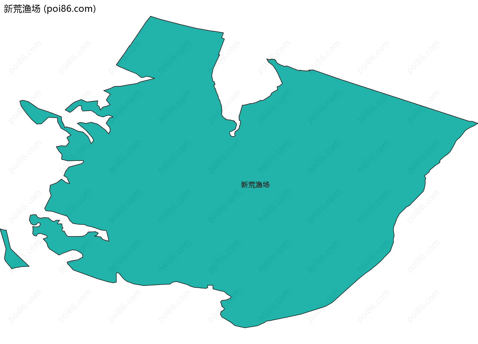 新荒渔场边界地图