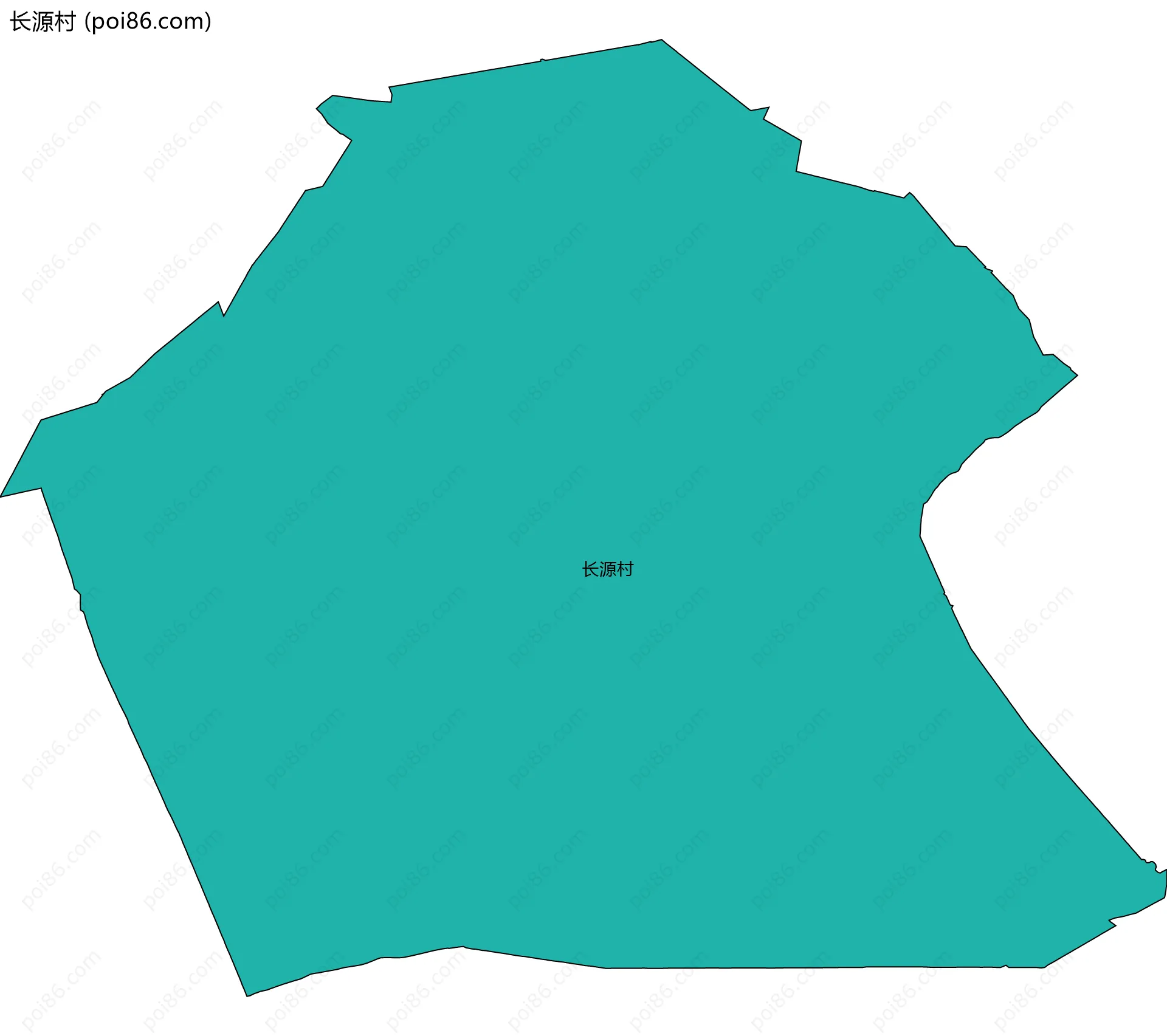 长源村边界地图