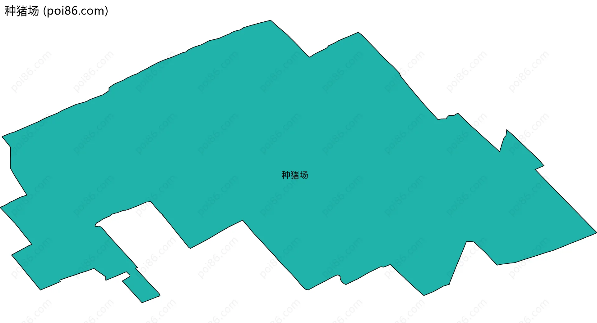 种猪场边界地图