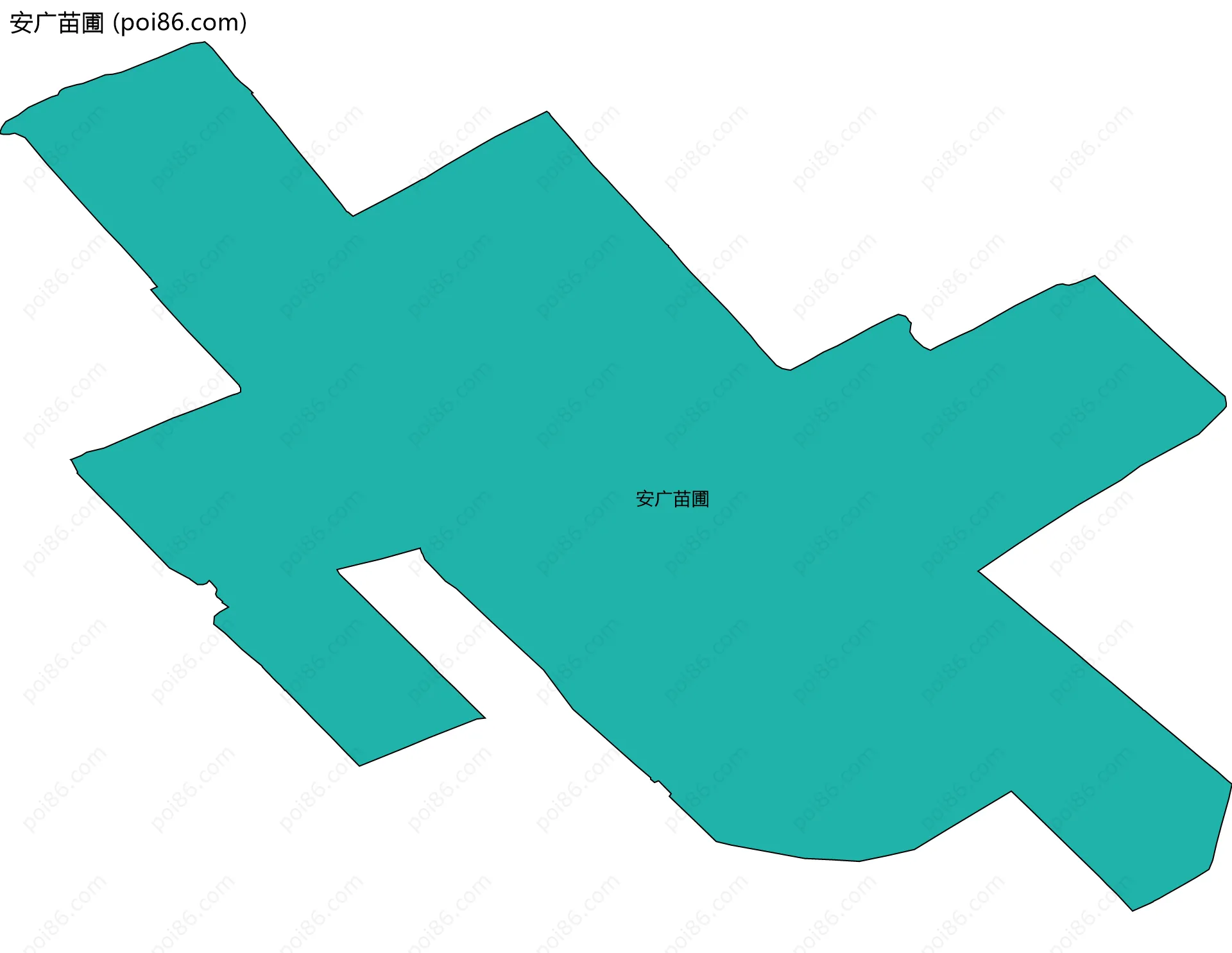 安广苗圃边界地图