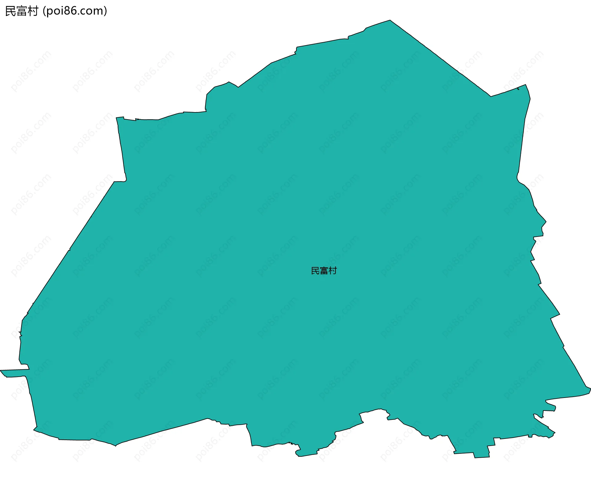 民富村边界地图