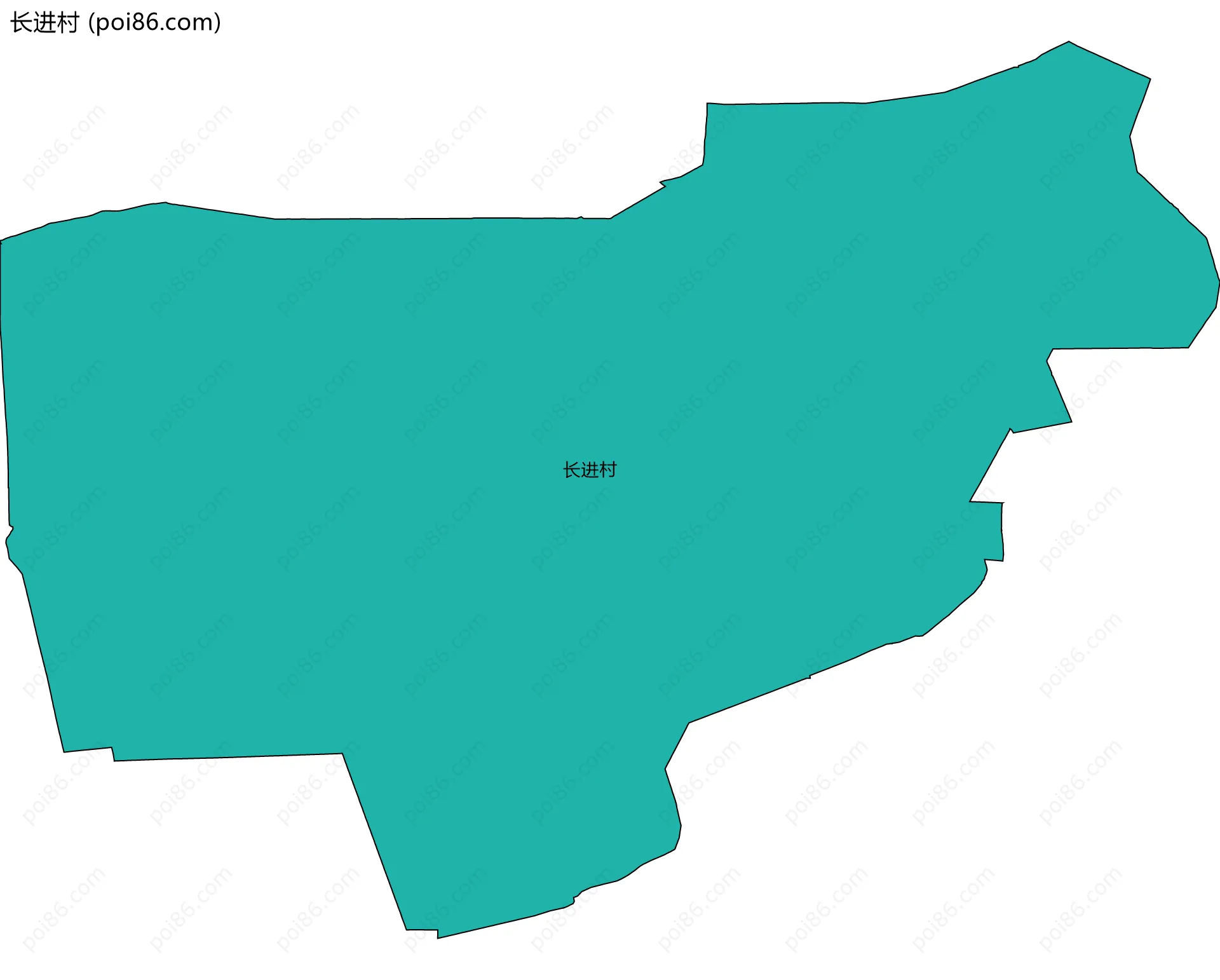 长进村边界地图