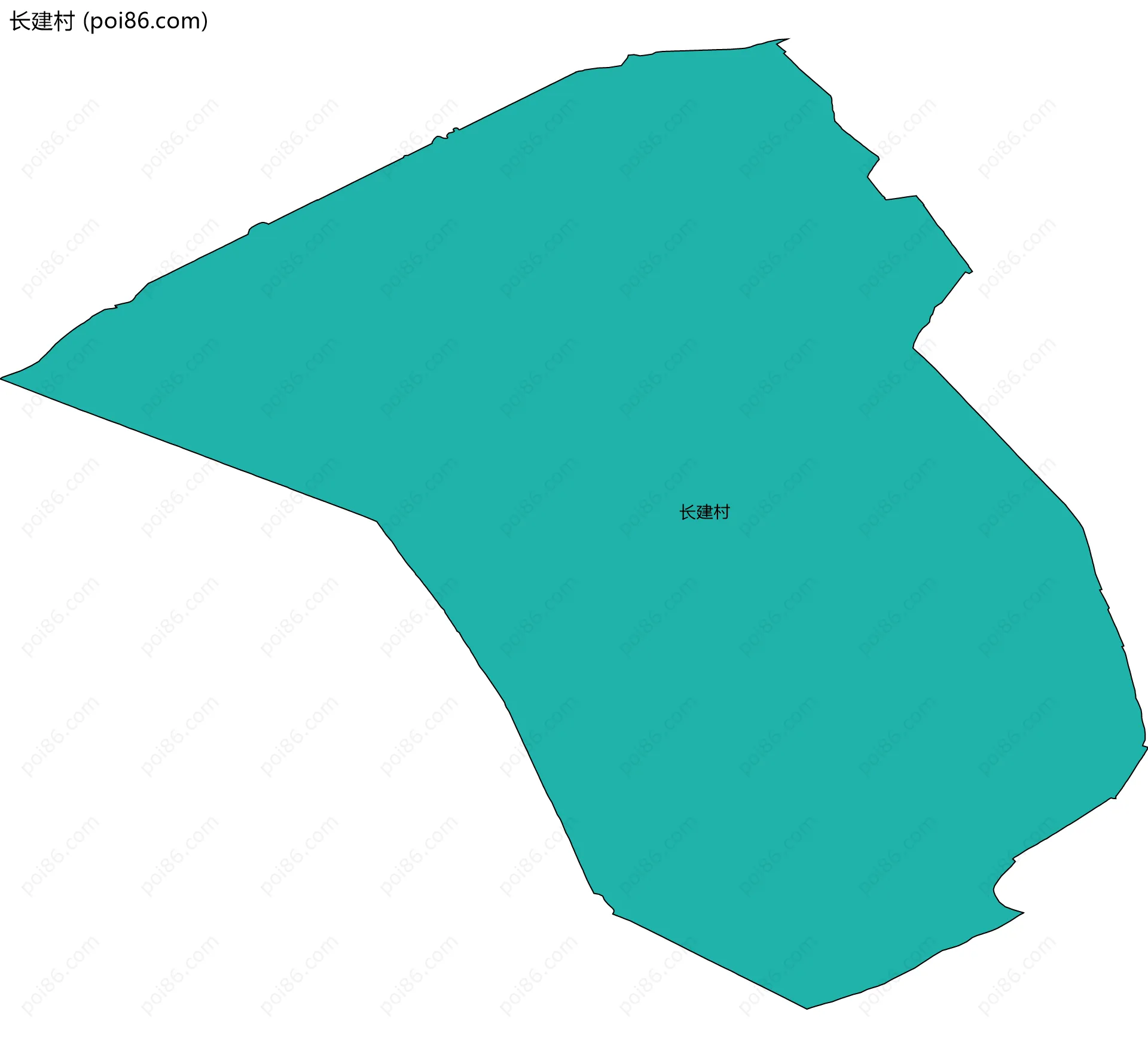 长建村边界地图