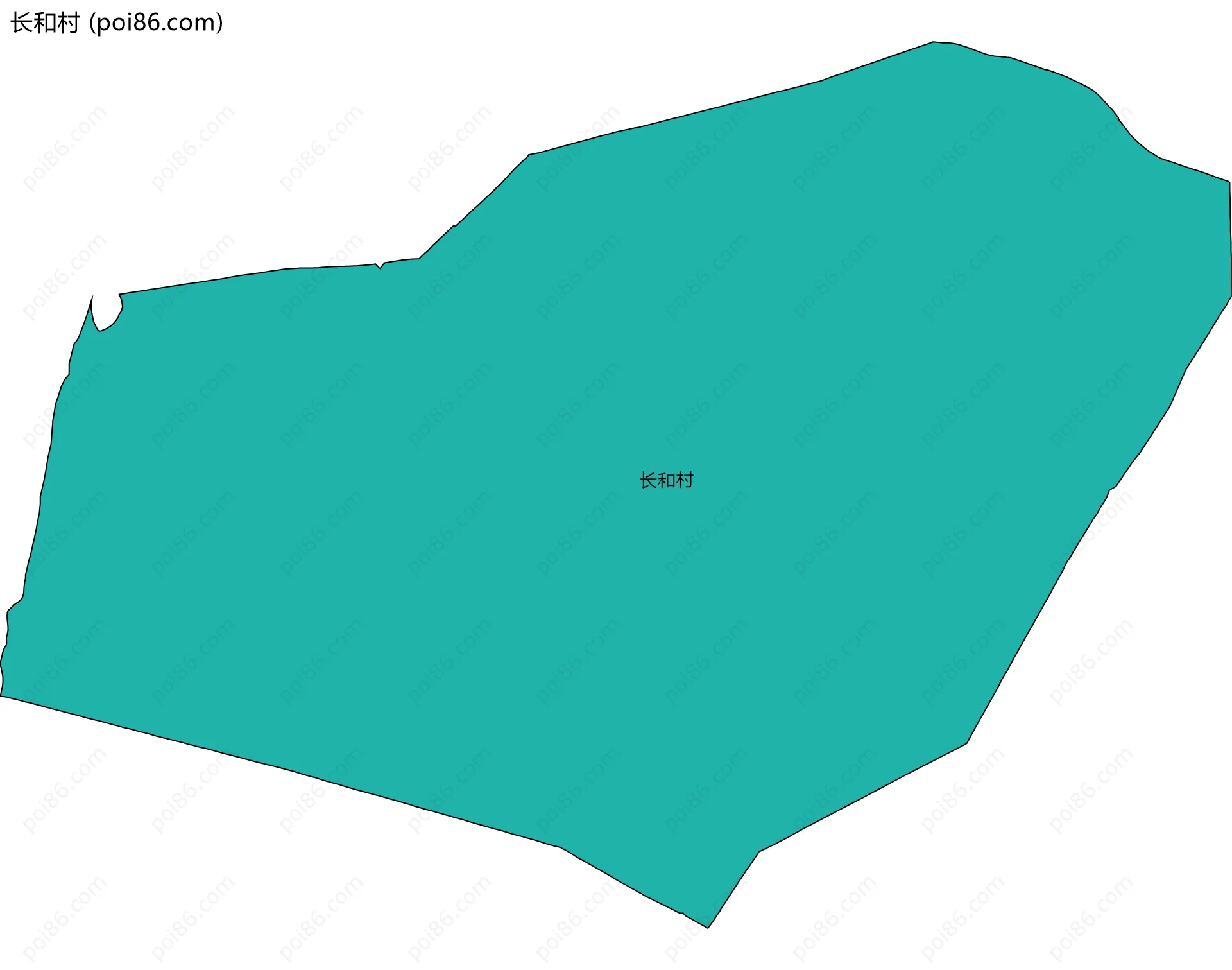 长和村边界地图