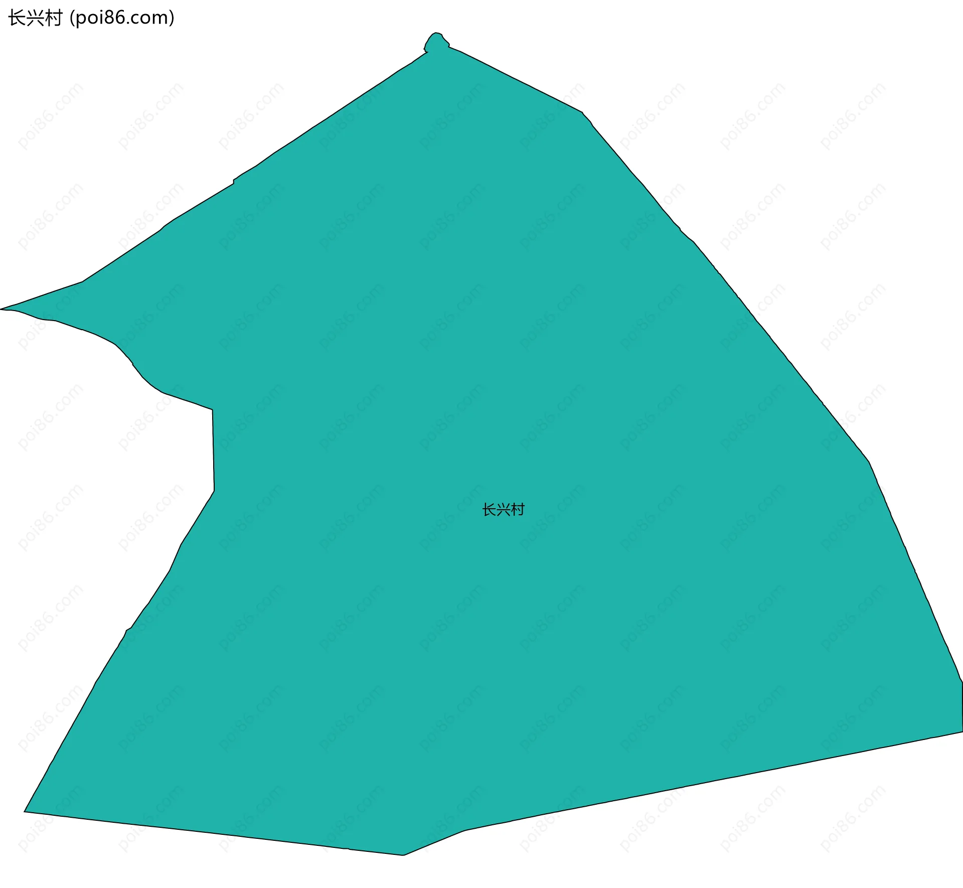 长兴村边界地图