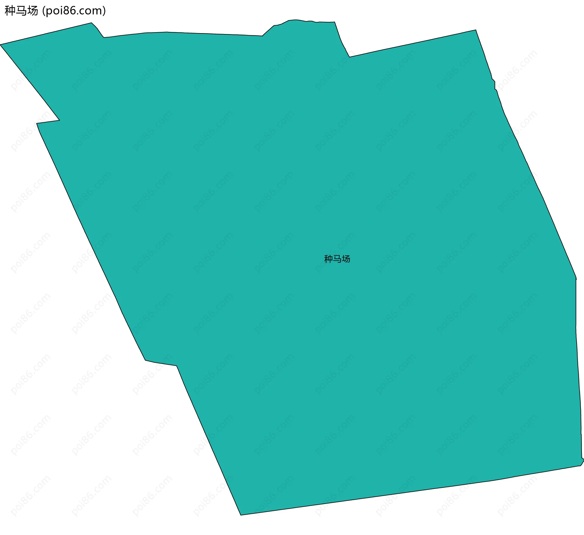 种马场边界地图