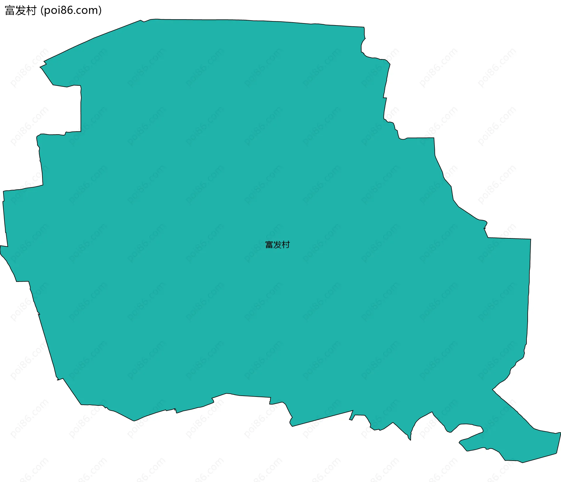 富发村边界地图