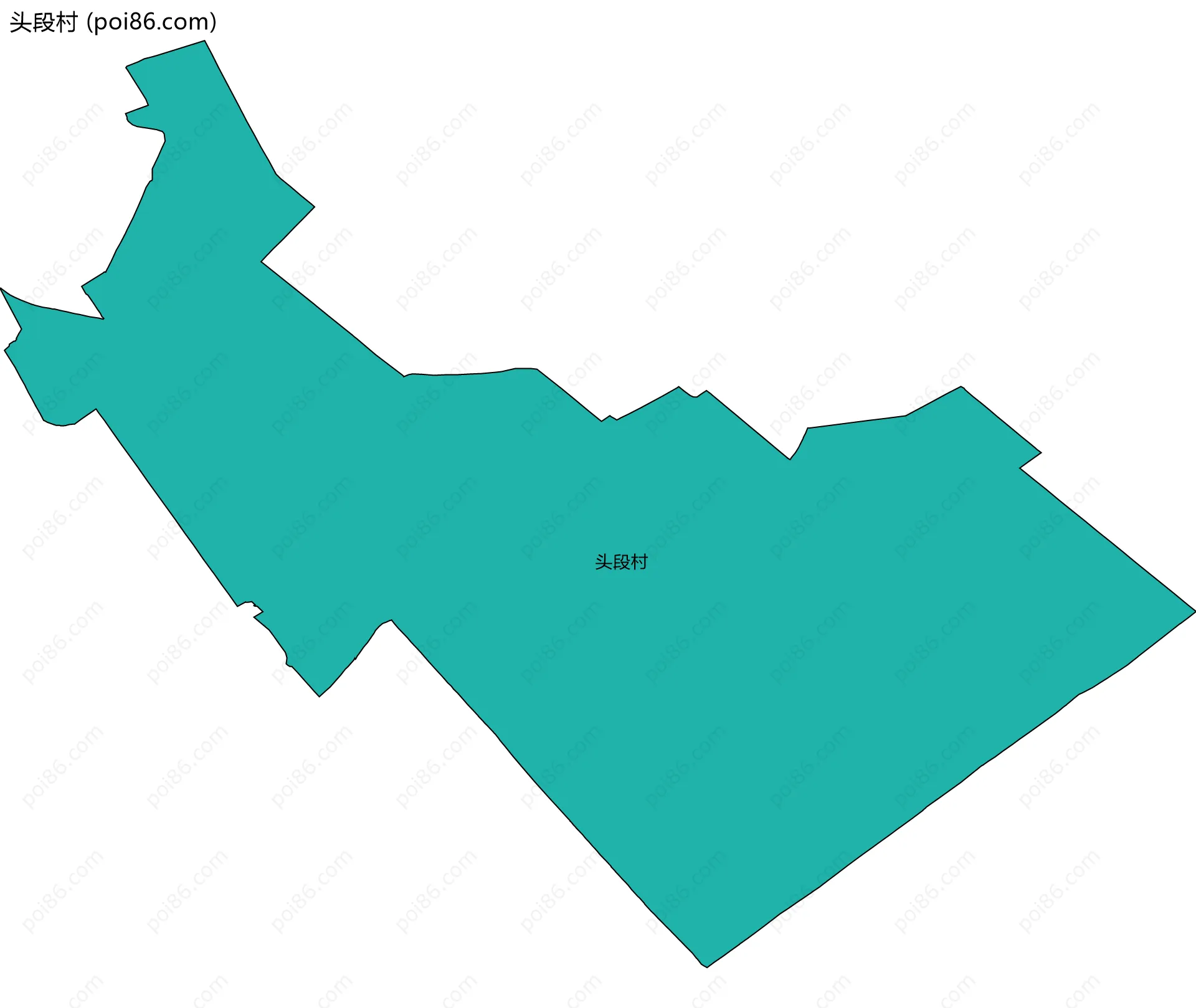 头段村边界地图
