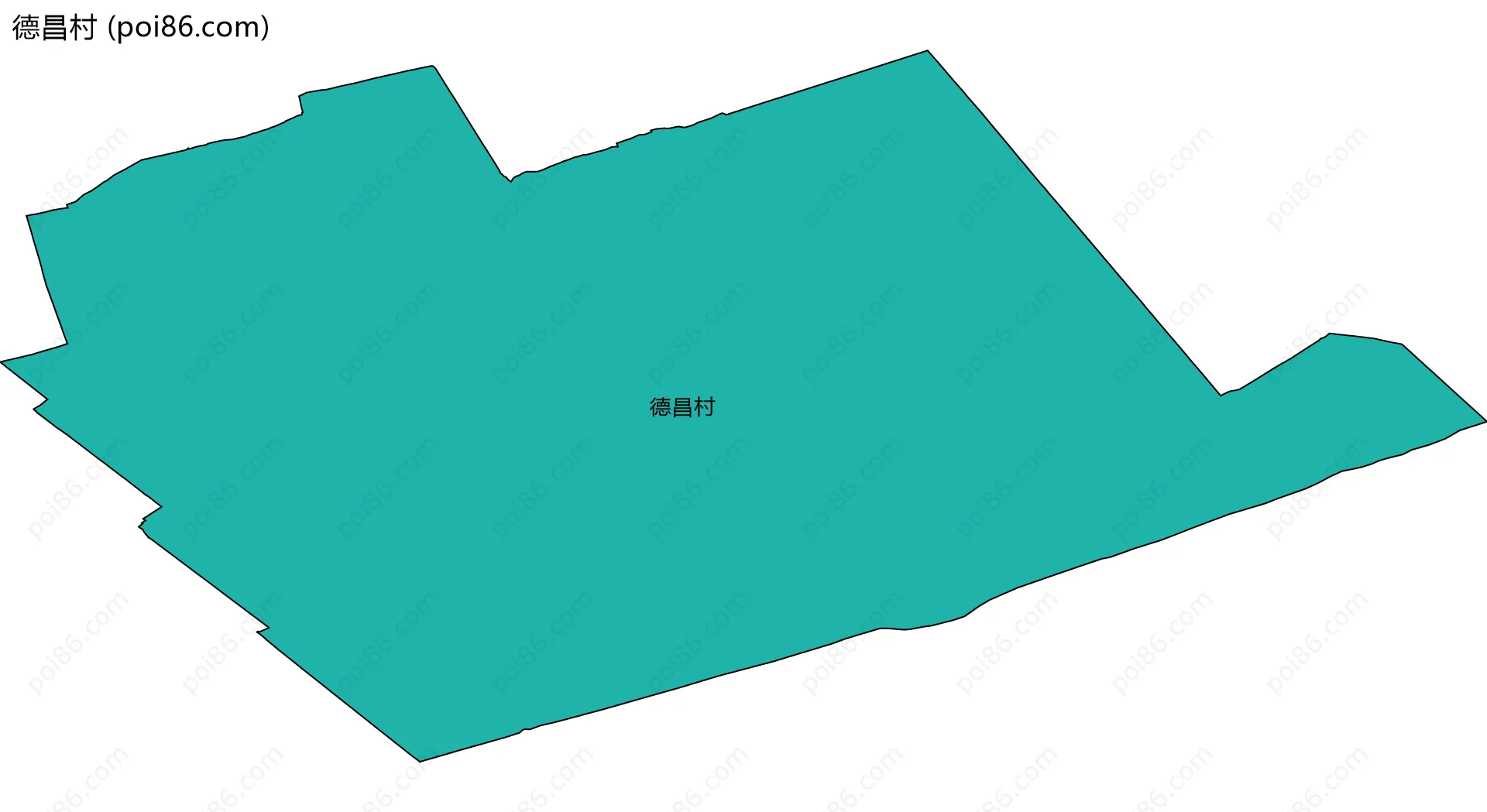 德昌村边界地图