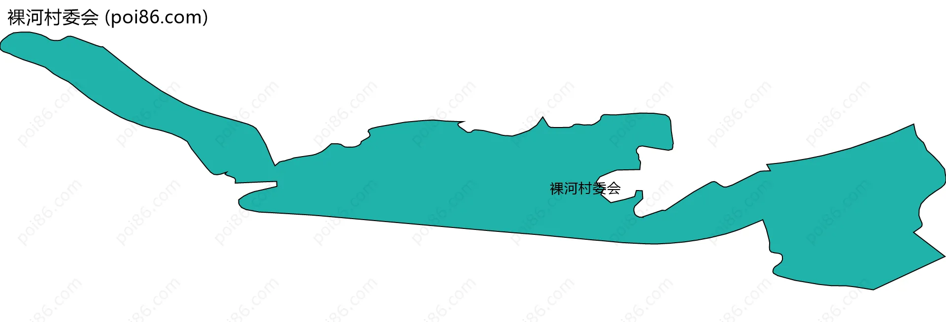 裸河村委会边界地图