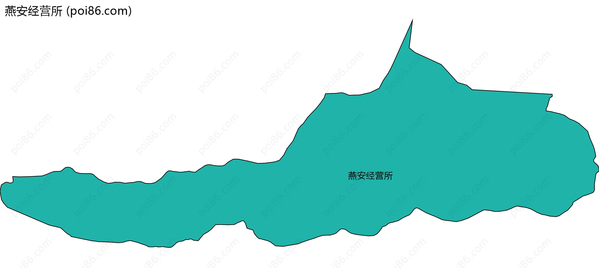 燕安经营所边界地图