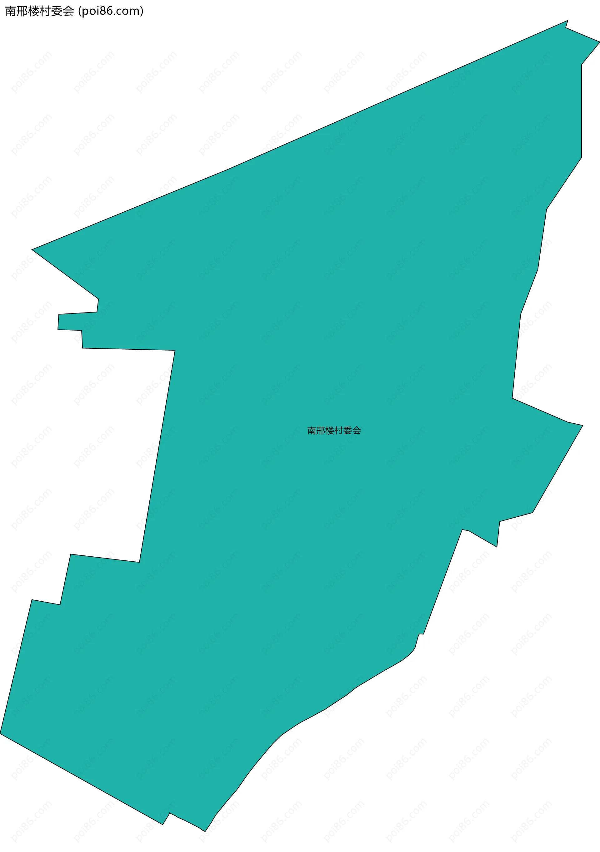 南邢楼村委会边界地图