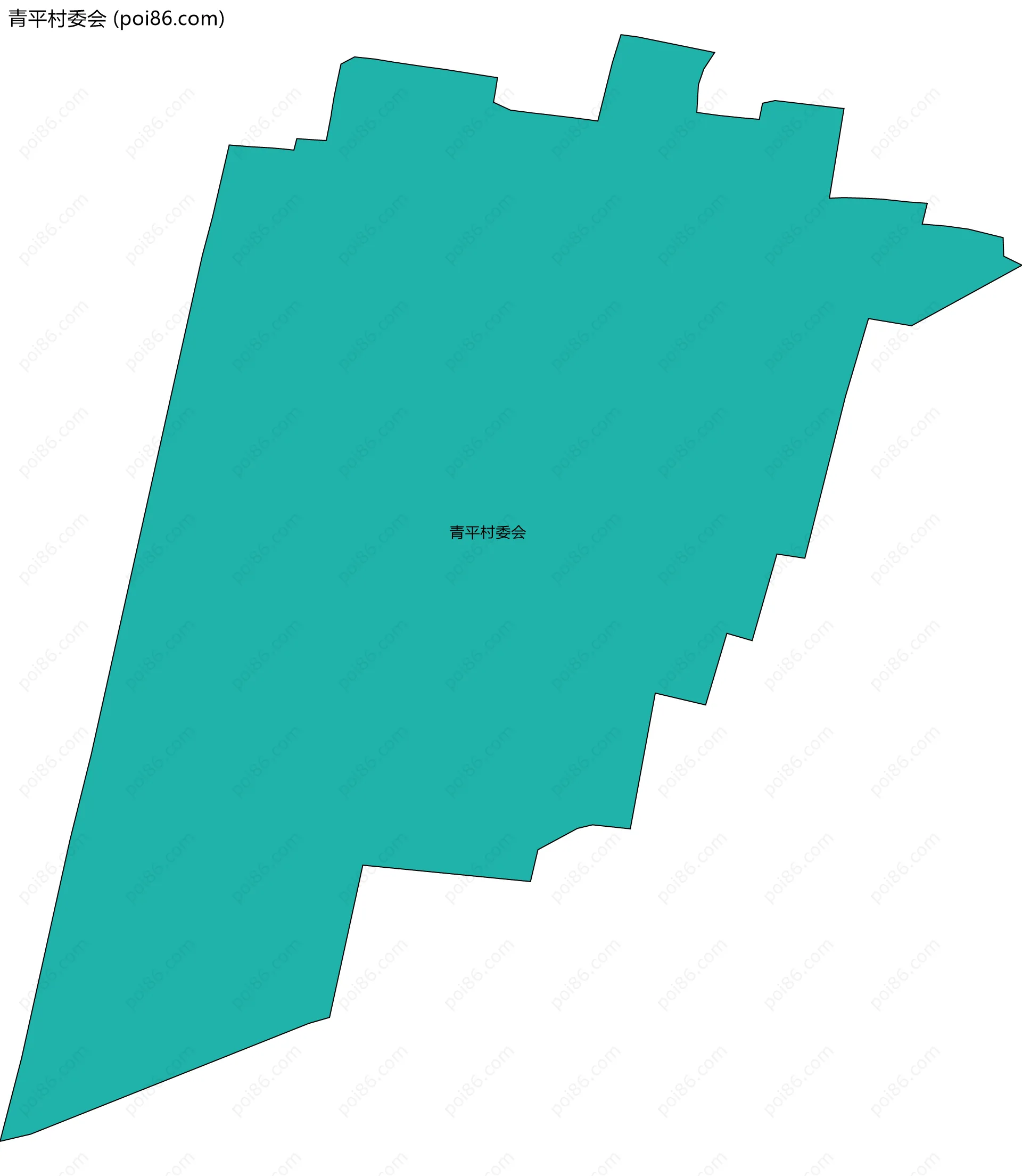 青平村委会边界地图