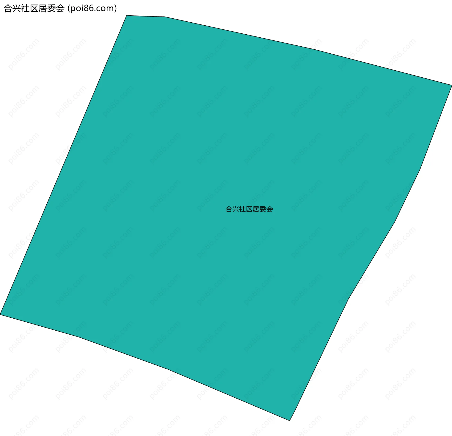 合兴社区居委会边界地图