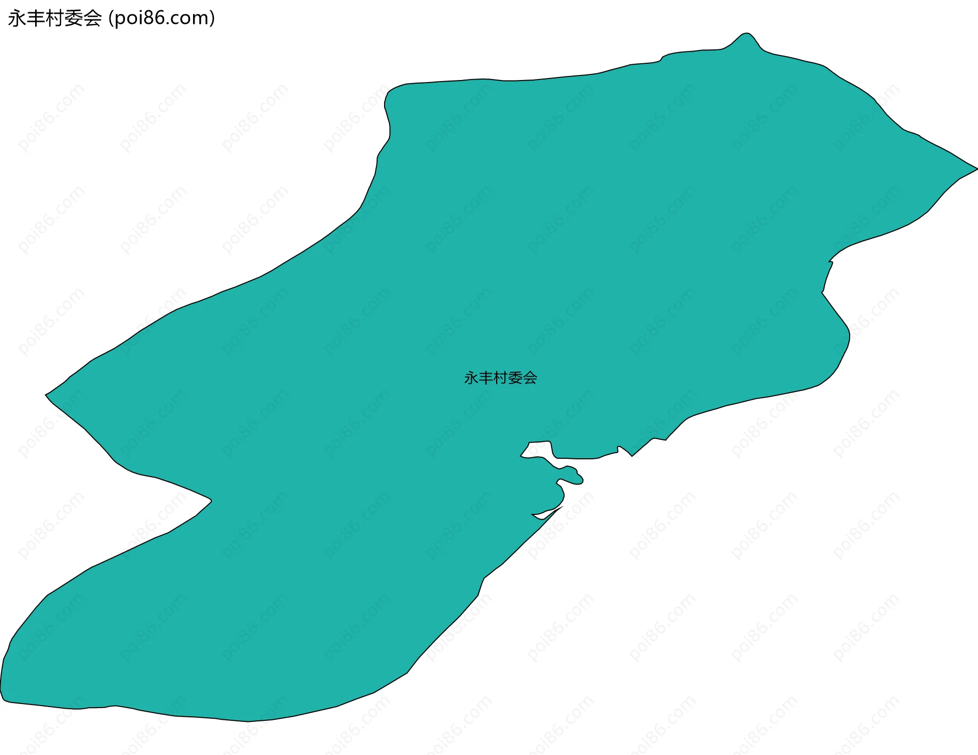 永丰村委会边界地图