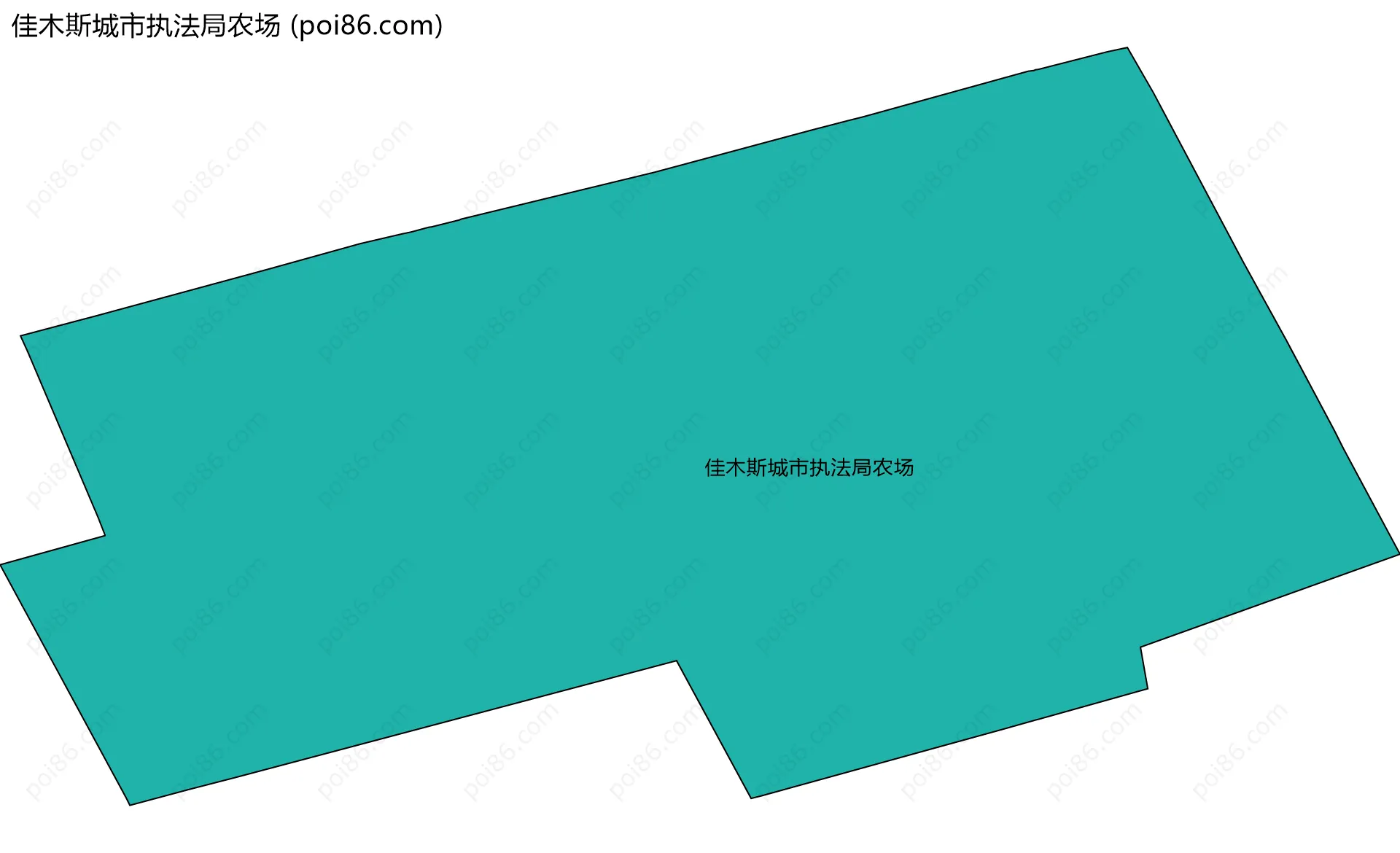 佳木斯城市执法局农场边界地图