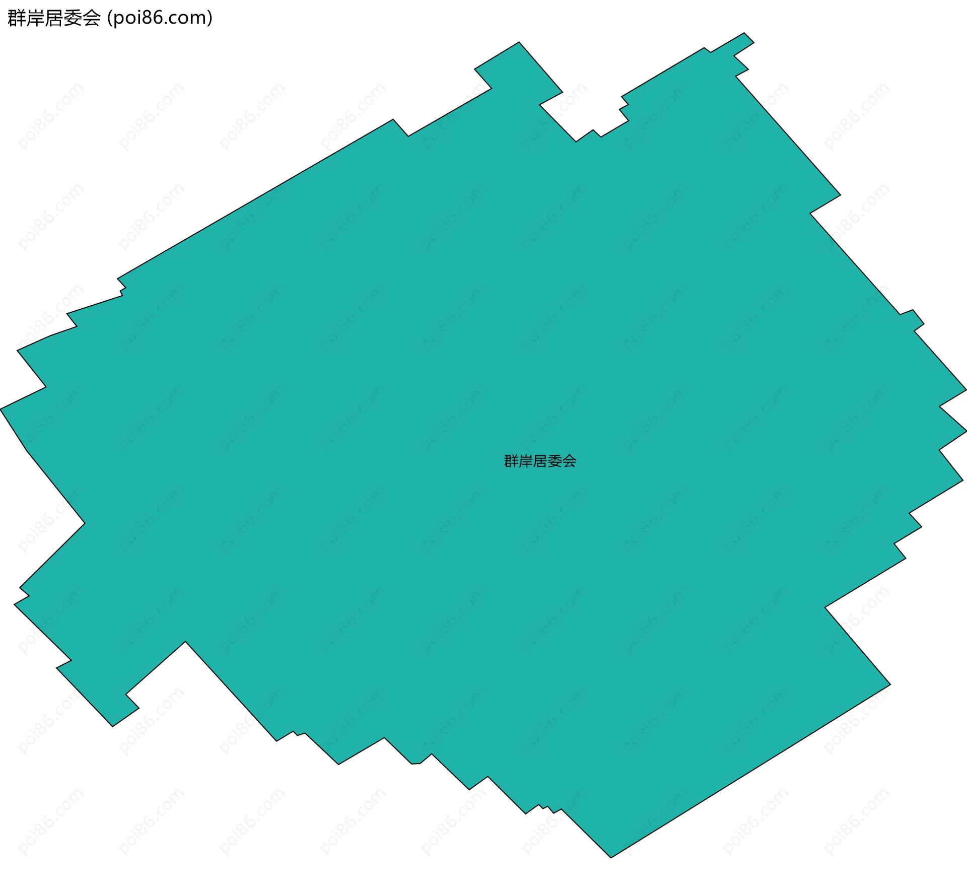 群岸居委会边界地图