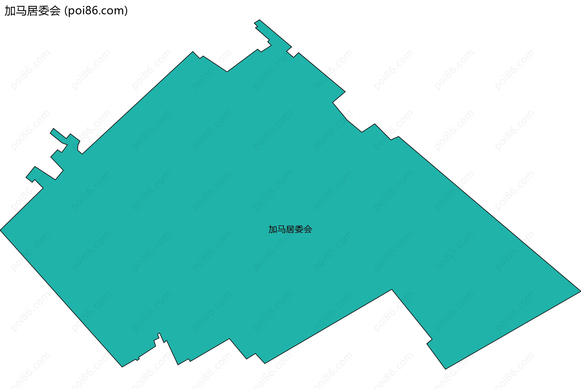 加马居委会边界地图