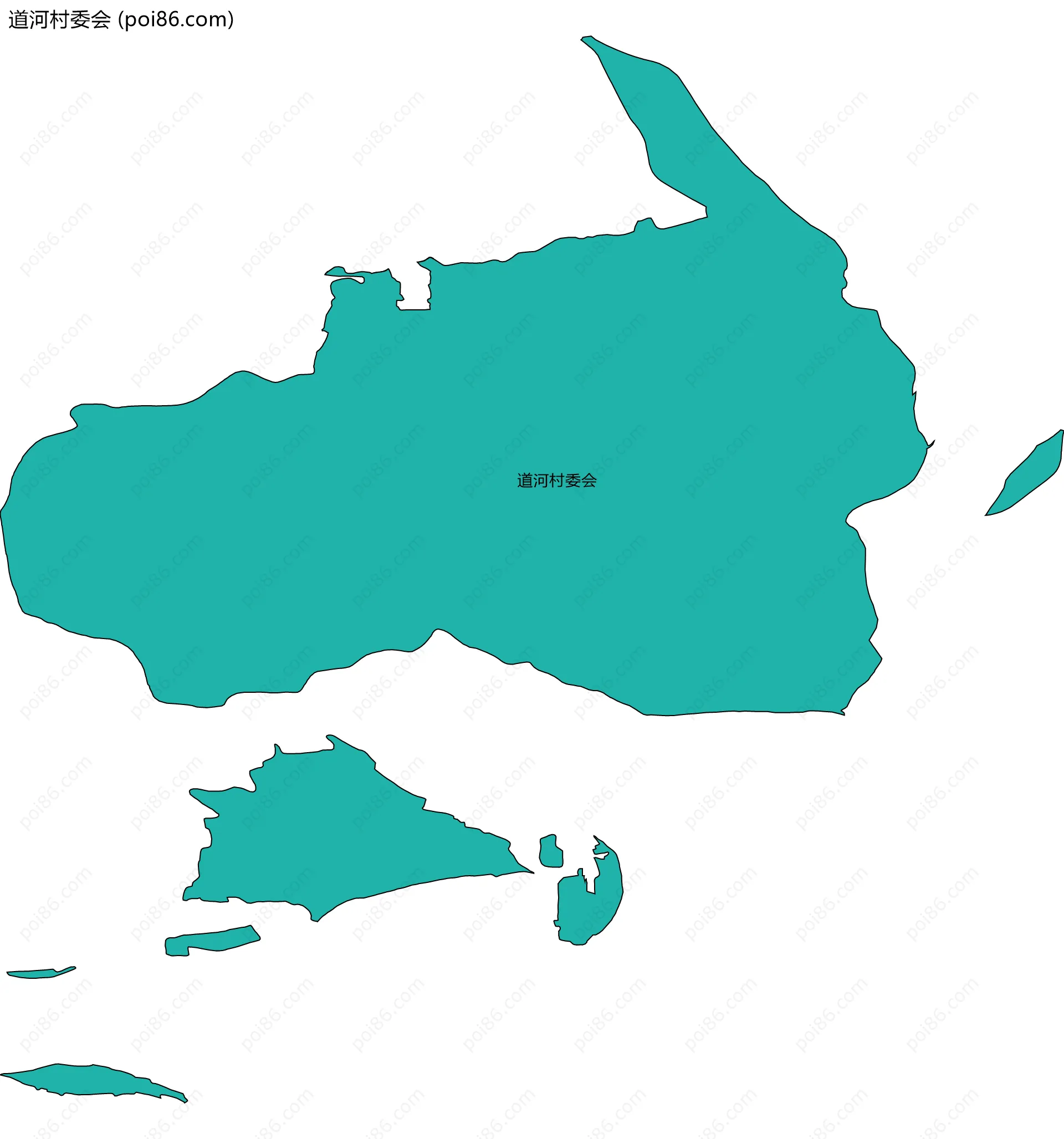 道河村委会边界地图