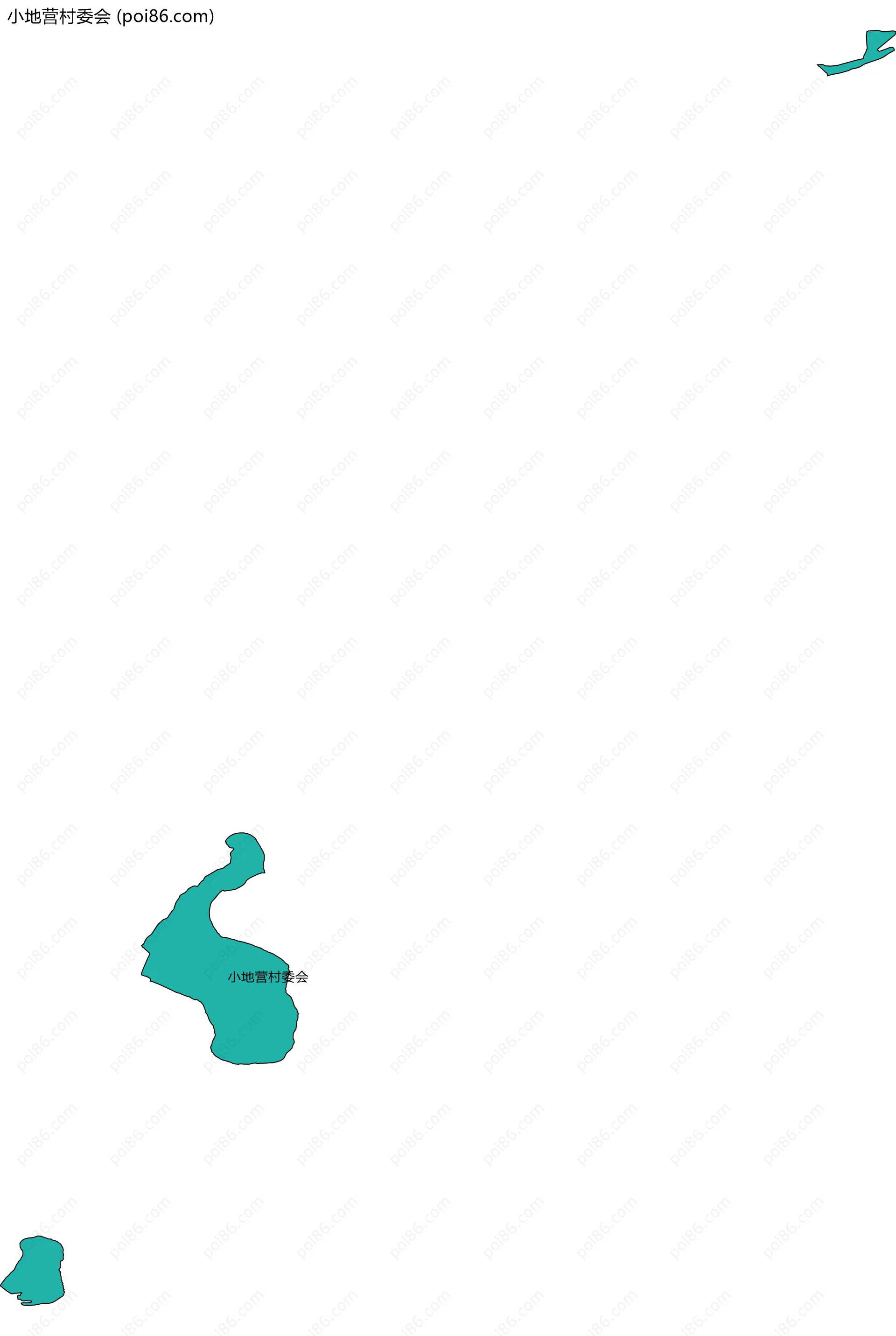 小地营村委会边界地图