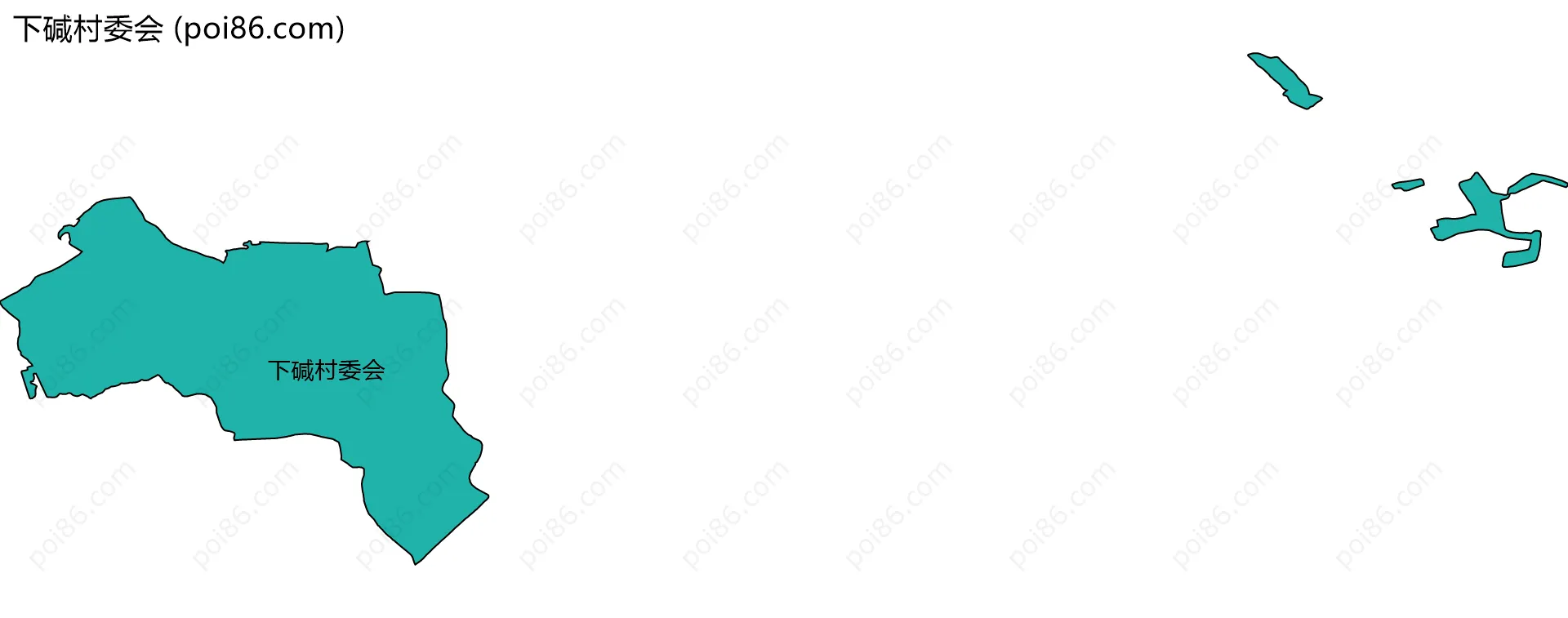 下碱村委会边界地图