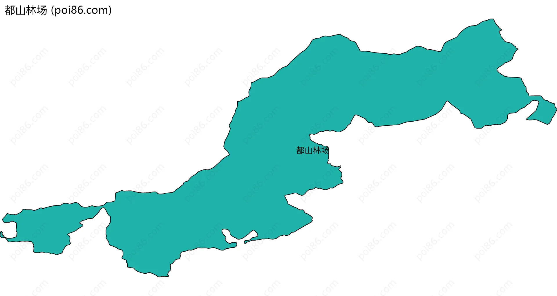 都山林场边界地图