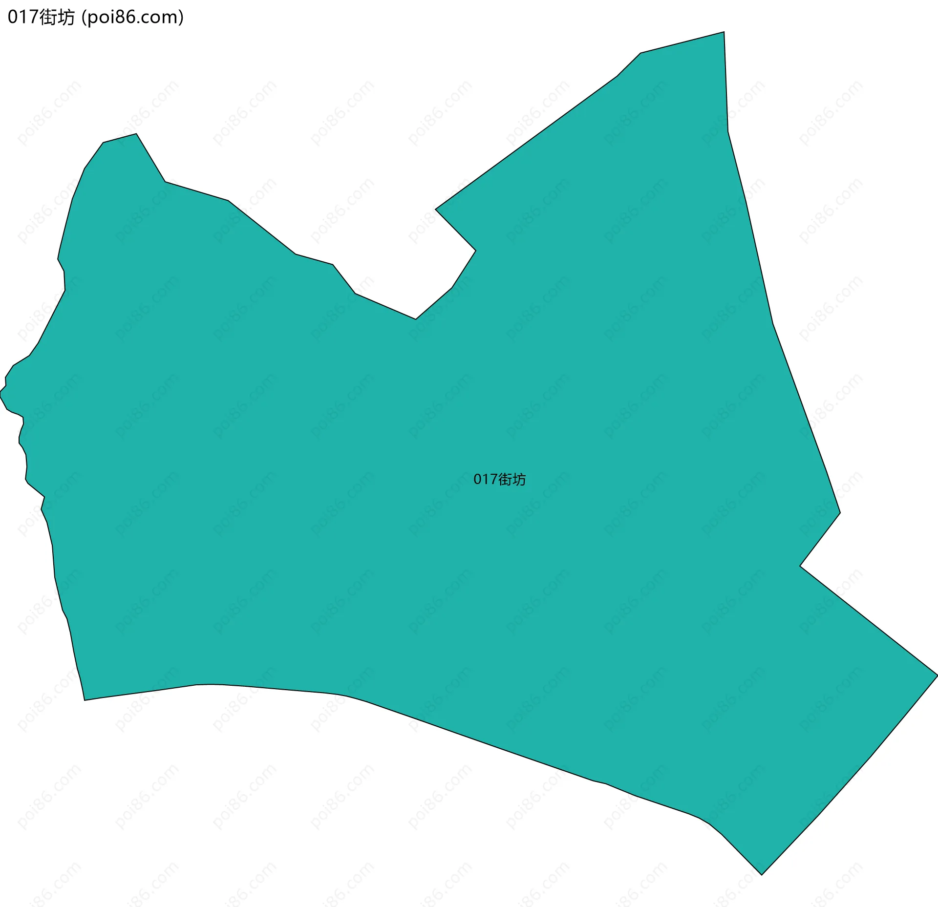 017街坊边界地图