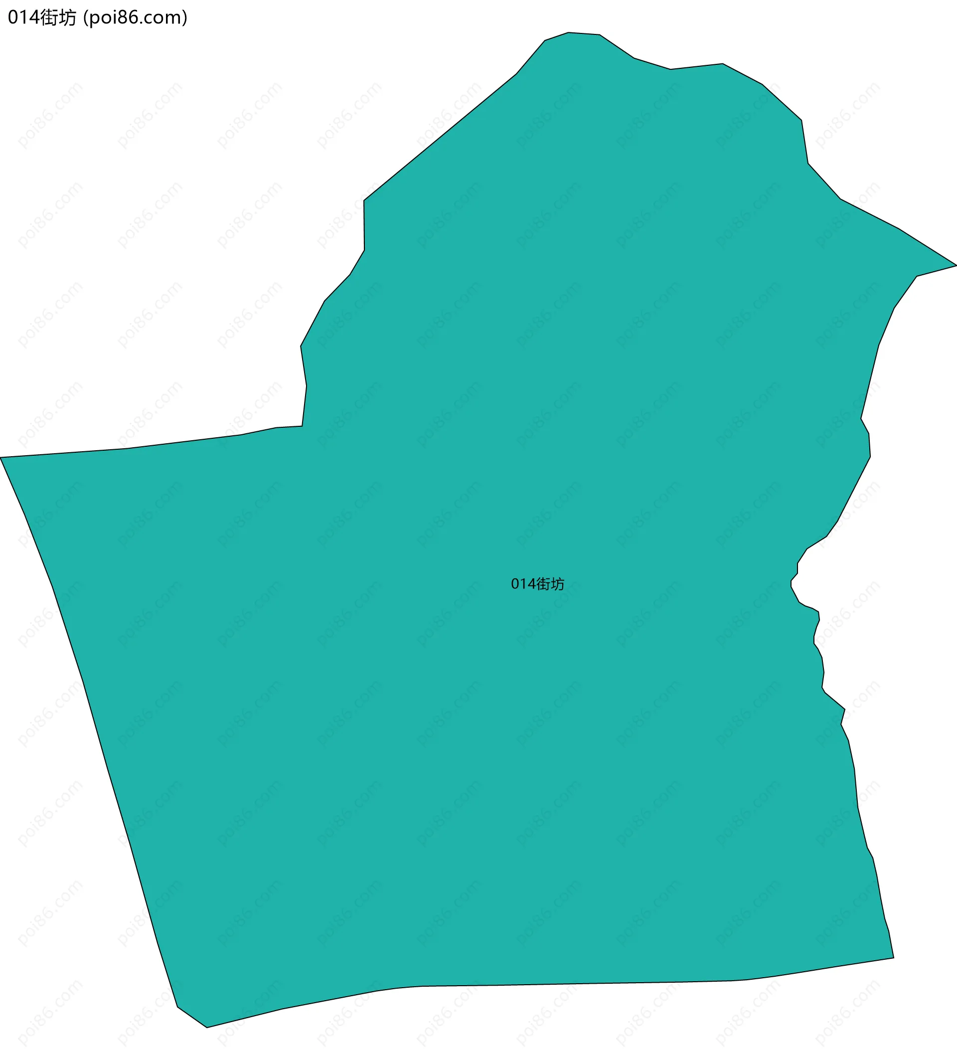 014街坊边界地图