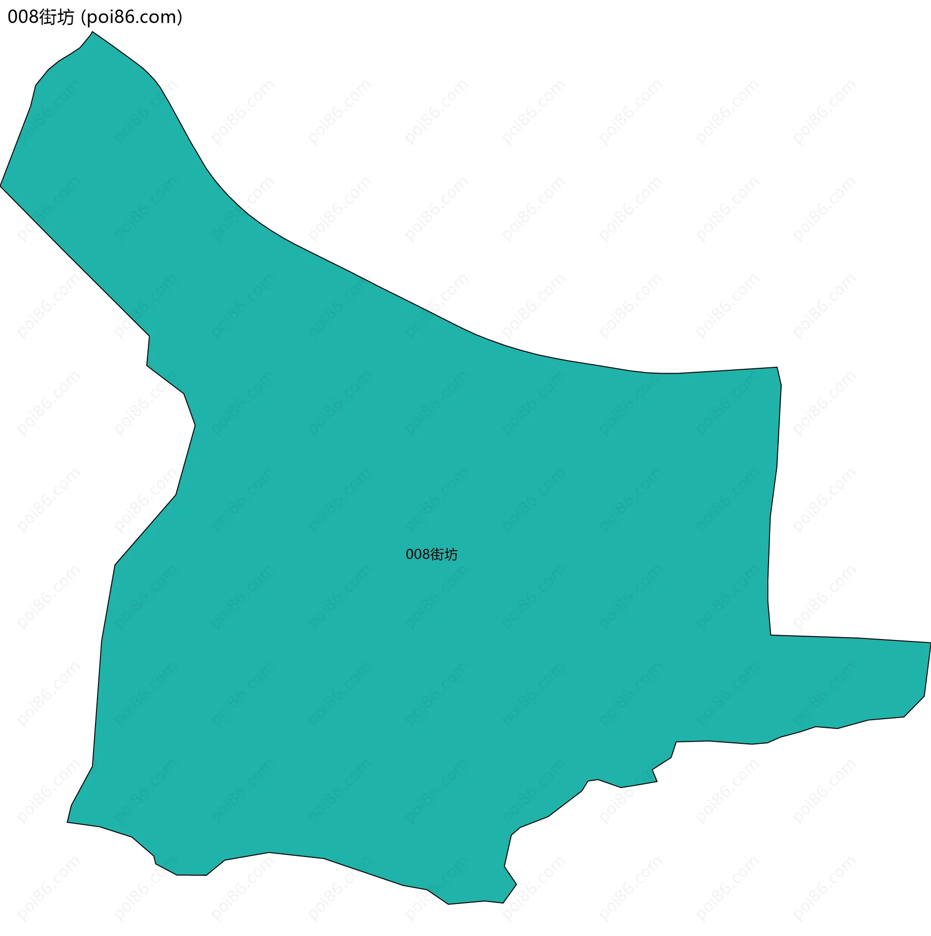 008街坊边界地图