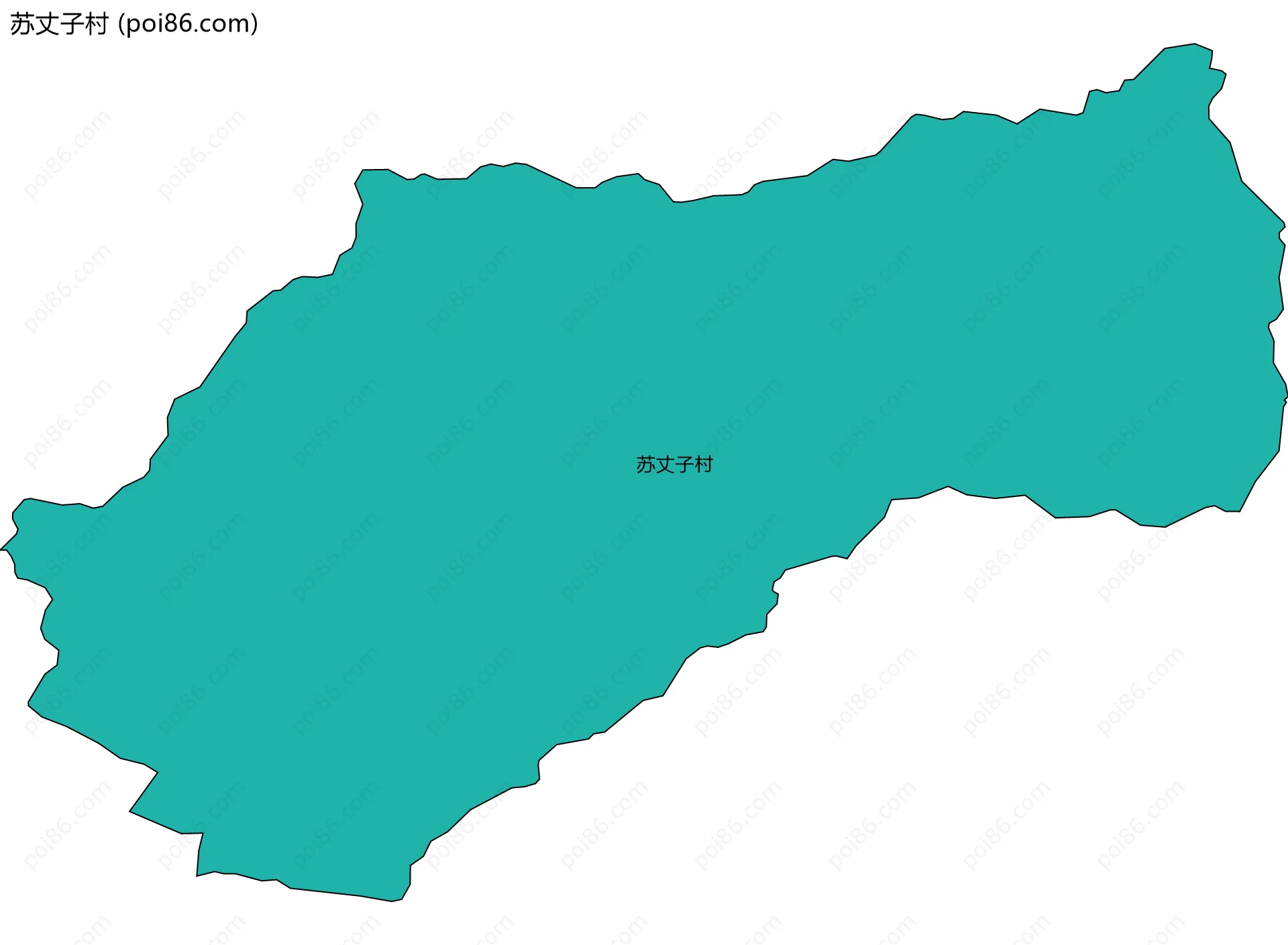苏丈子村边界地图
