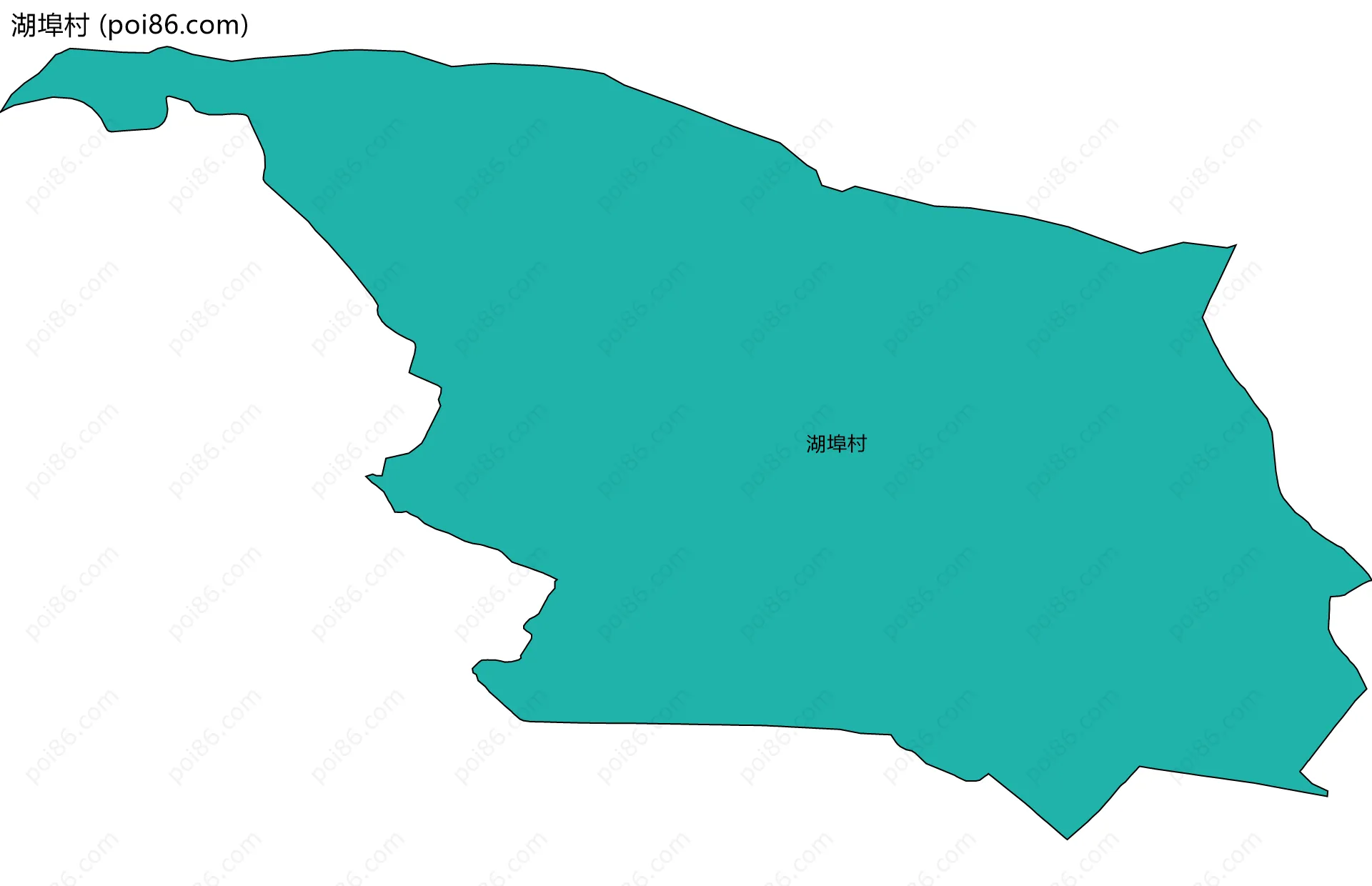 湖埠村边界地图