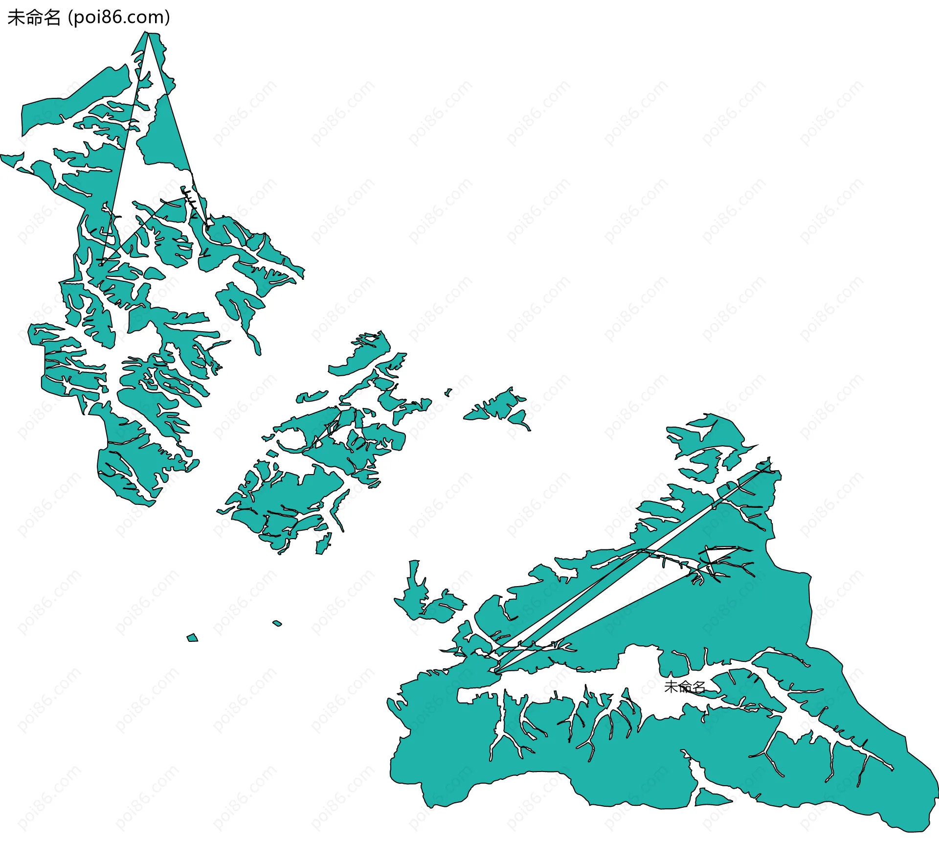 未命名边界地图