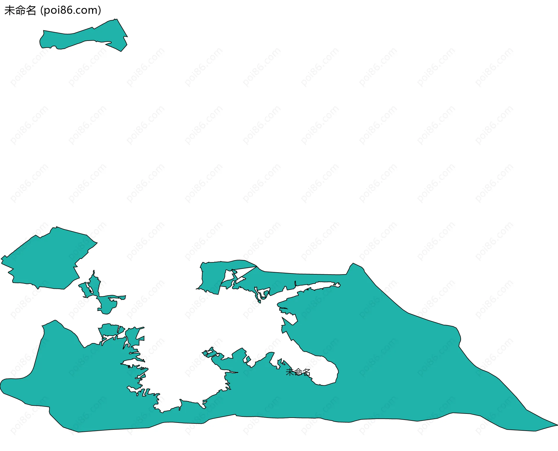 未命名边界地图