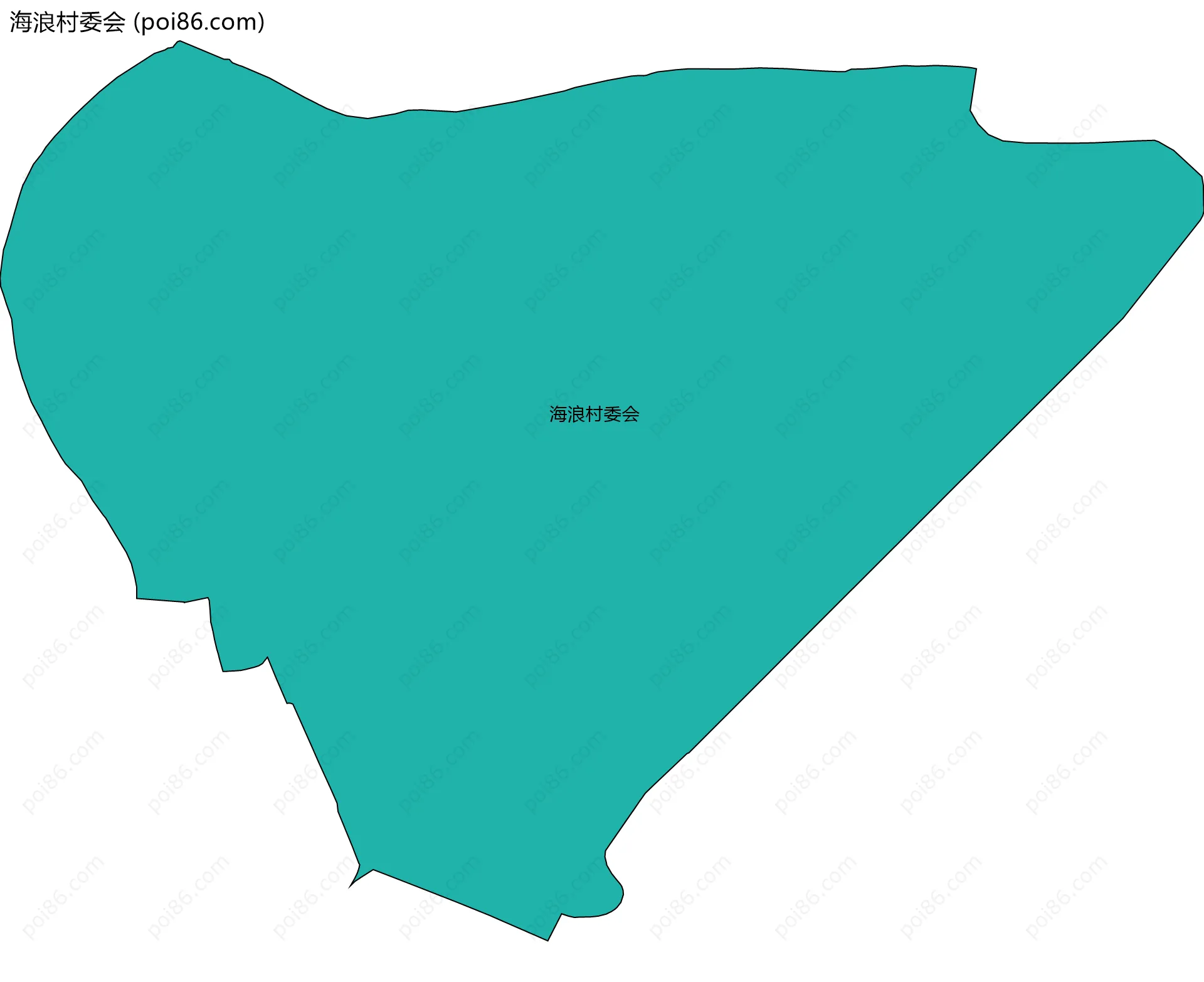 海浪村委会边界地图
