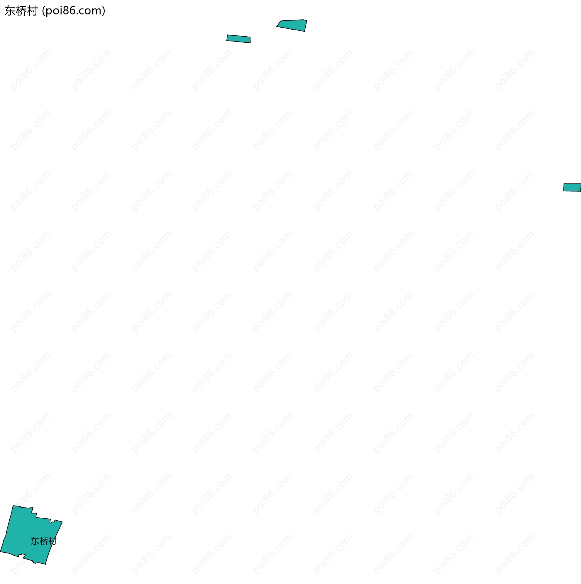 东桥村边界地图