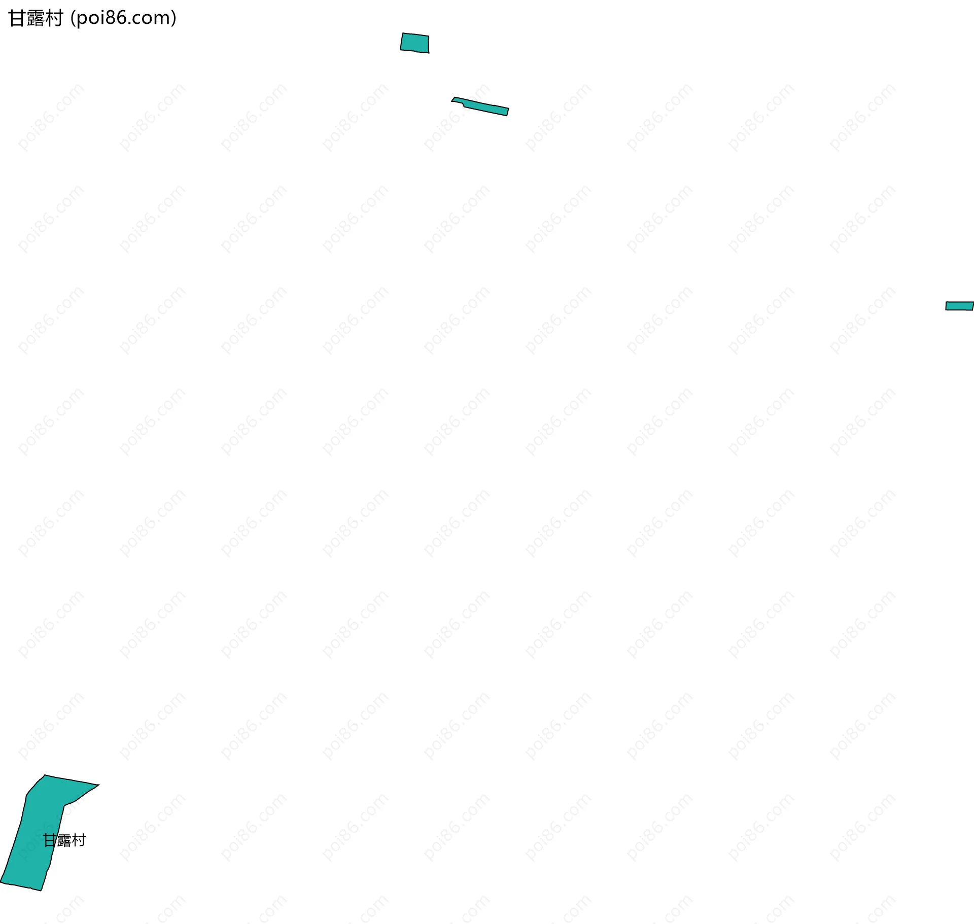 甘露村边界地图