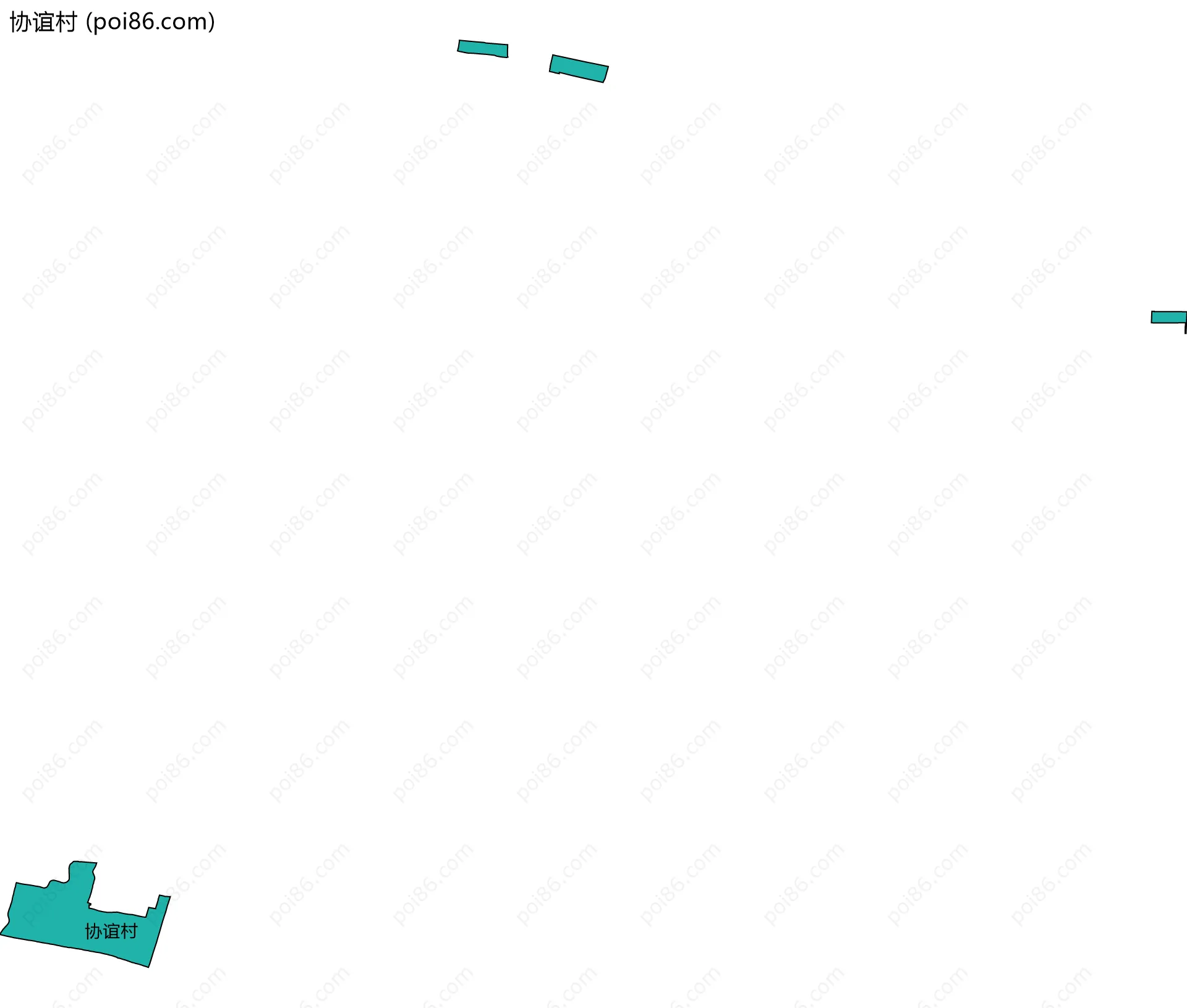 协谊村边界地图