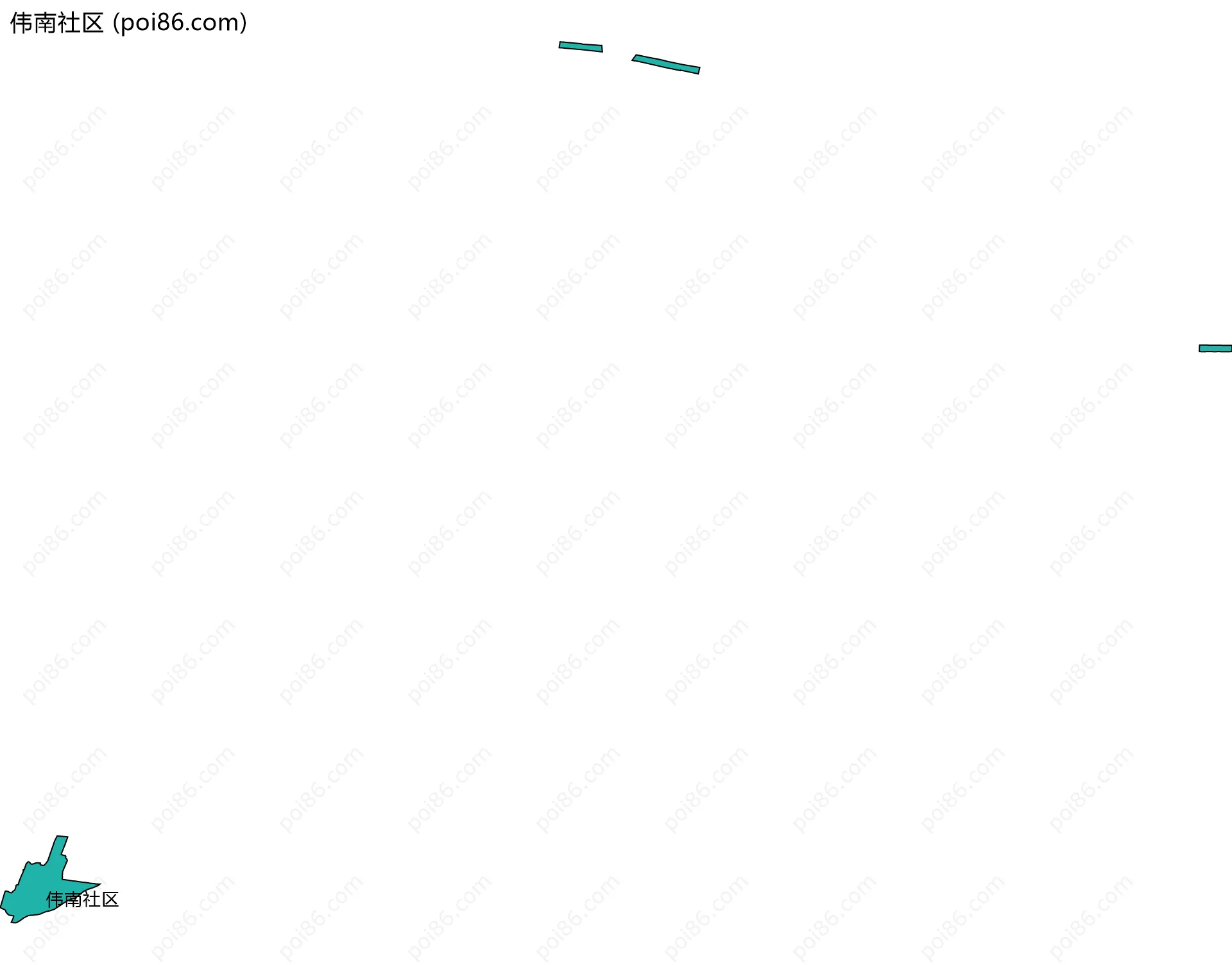 伟南社区边界地图