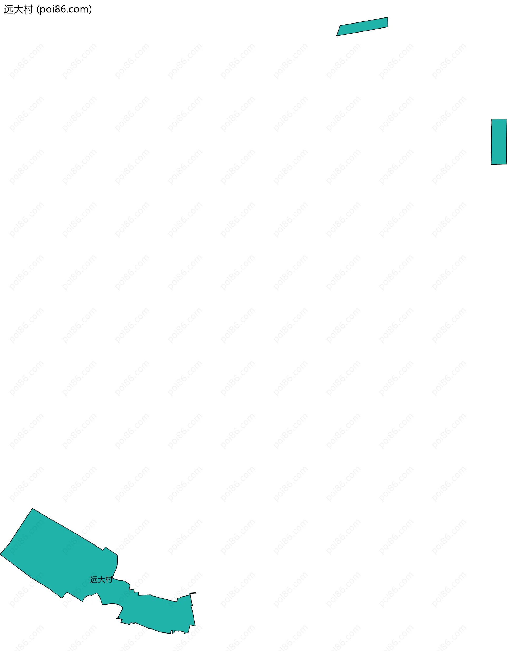 远大村边界地图