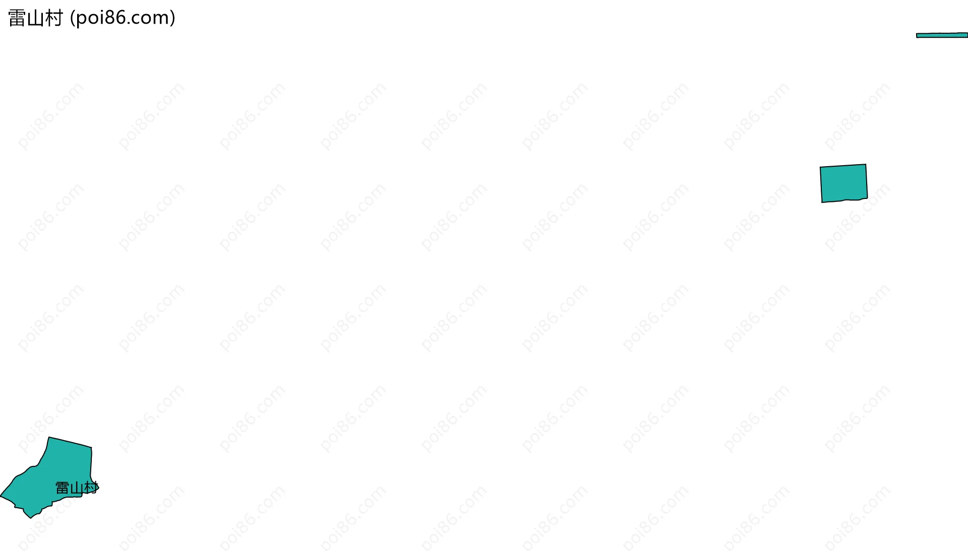 雷山村边界地图