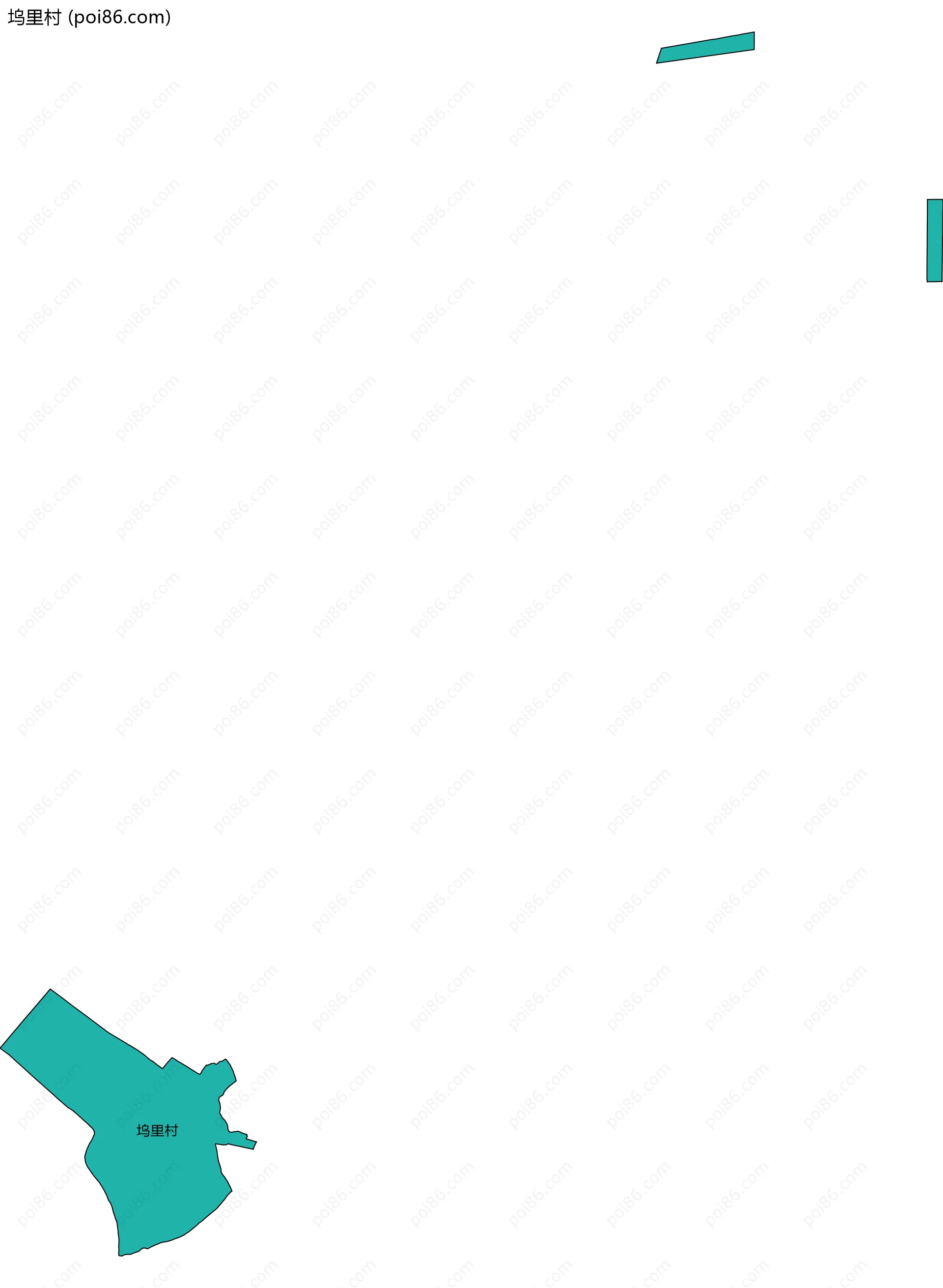 坞里村边界地图