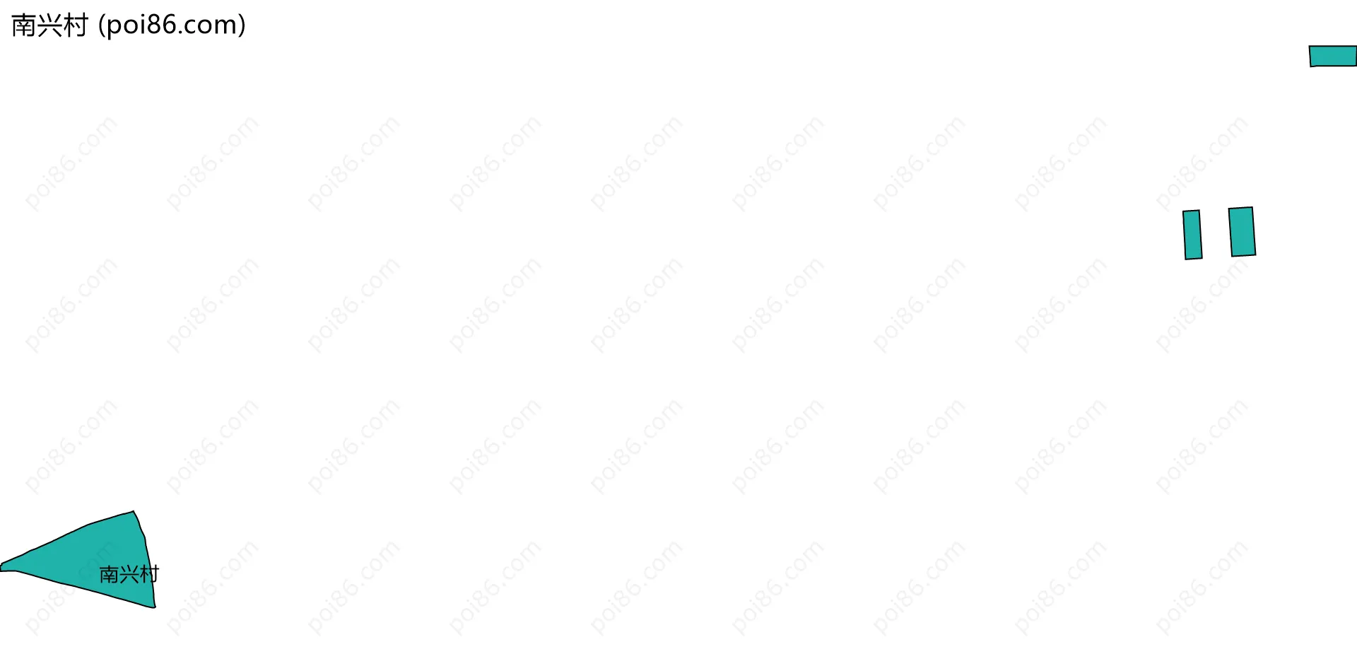 南兴村边界地图